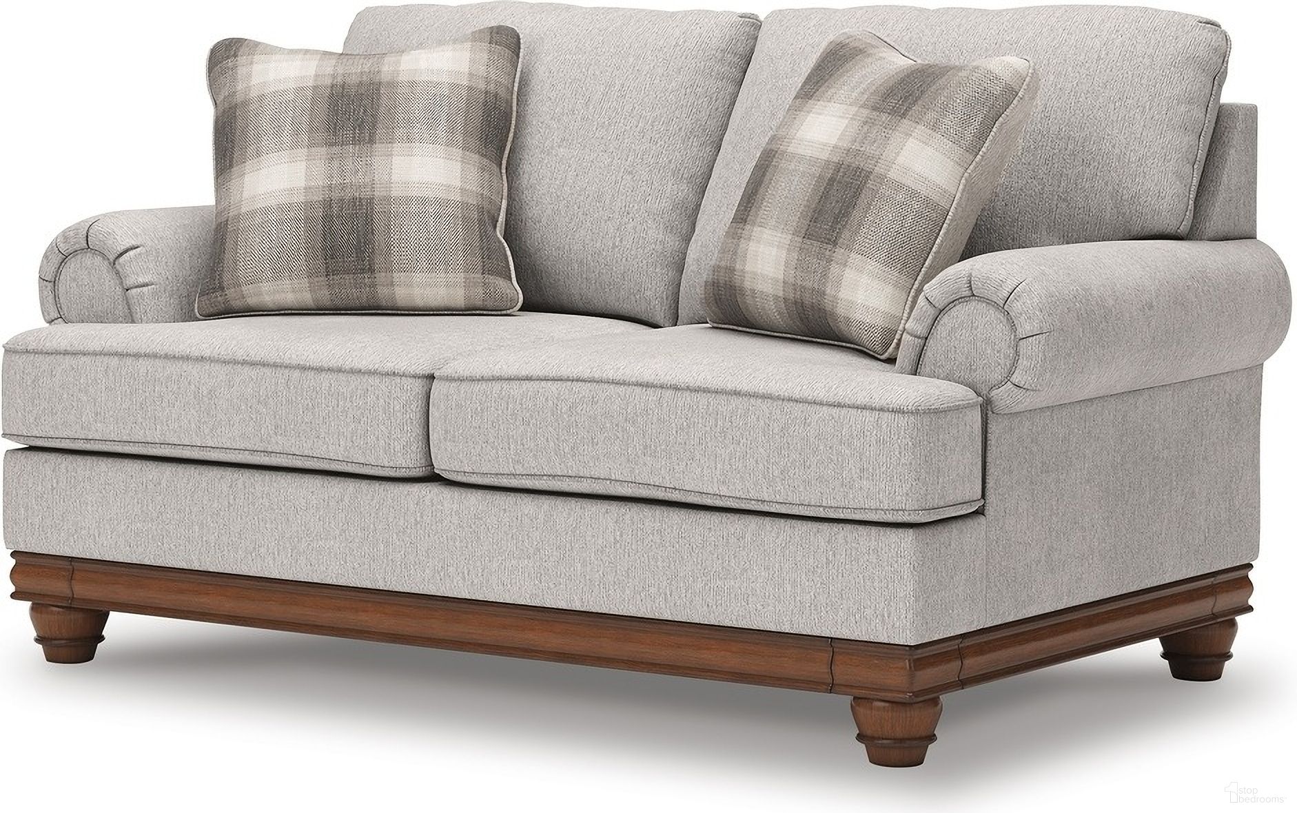 The appearance of Meadowview Loveseat In Sandstone designed by Signature Design by Ashley in the traditional interior design. This sandstone piece of furniture was selected by 1StopBedrooms from Meadowview Collection to add a touch of cosiness and style into your home. Sku: NC5680335. Material: Polyester.