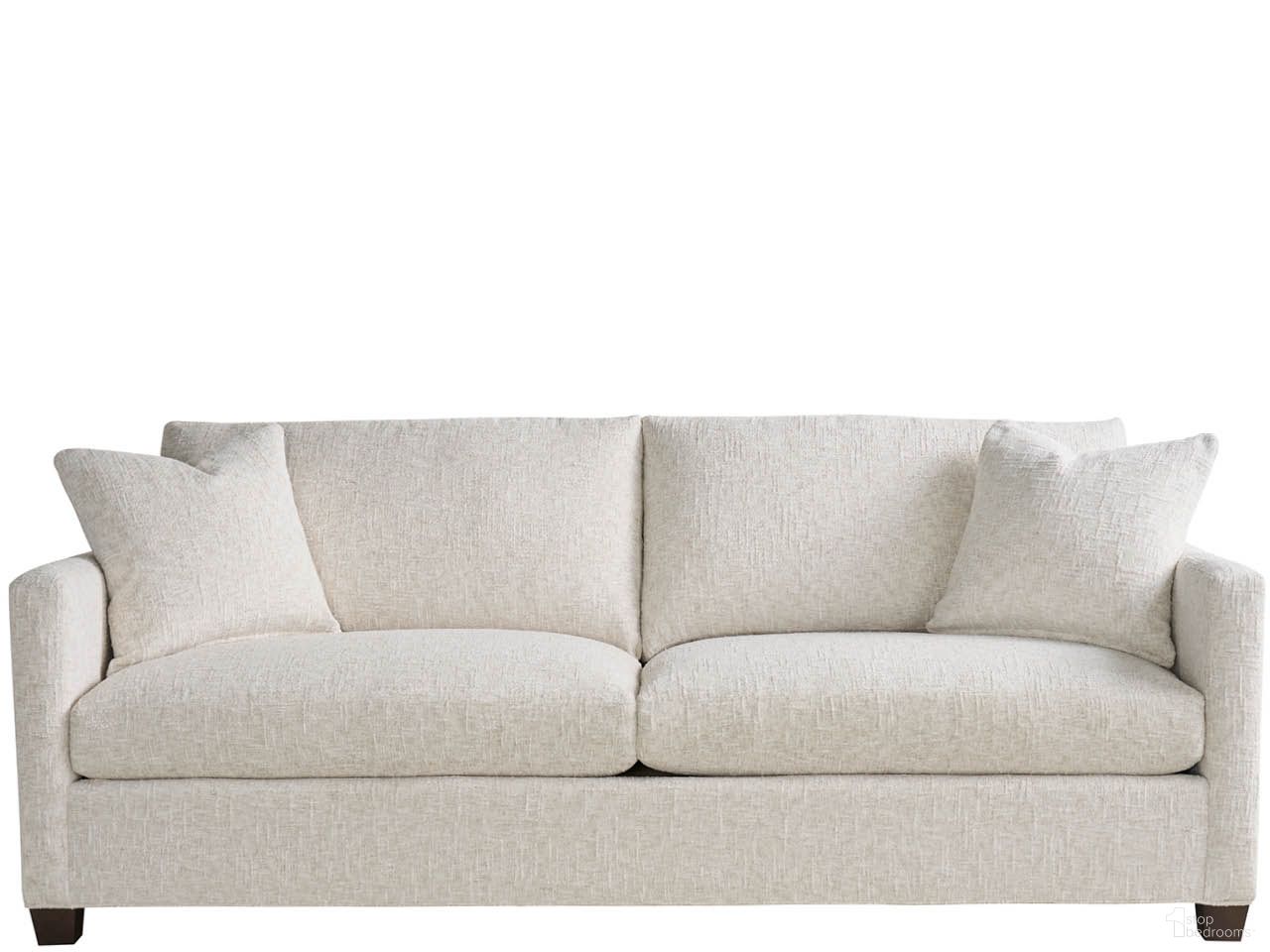 The appearance of Mebane Sofa In Espresso designed by Universal in the modern / contemporary interior design. This espresso piece of furniture  was selected by 1StopBedrooms from Mebane Collection to add a touch of cosiness and style into your home. Sku: U080501-1759-1. Material: Polyester.