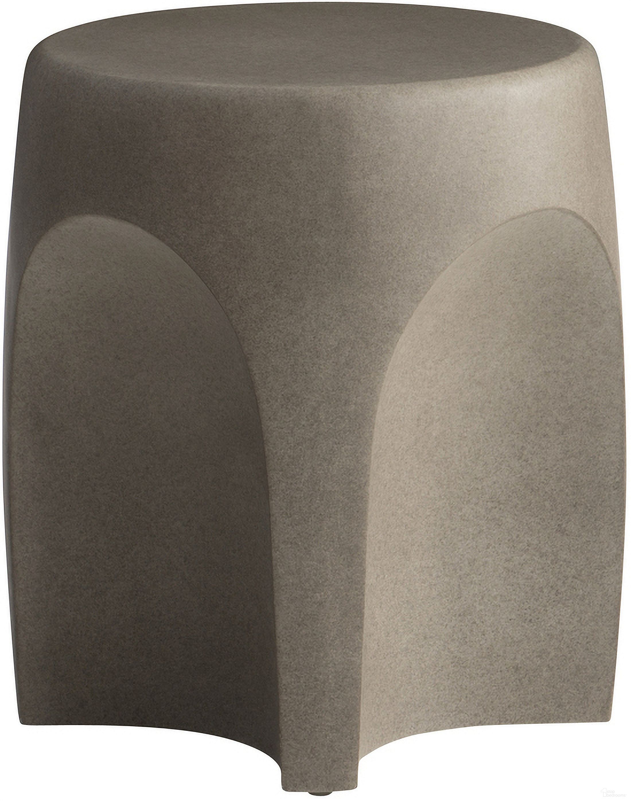 The appearance of Medano Outdoor Side Table designed by Bernhardt in the modern / contemporary interior design. This bedrock piece of furniture  was selected by 1StopBedrooms from Medano Collection to add a touch of cosiness and style into your home. Sku: X05124. Table Top Shape: Round. Material: Concrete.