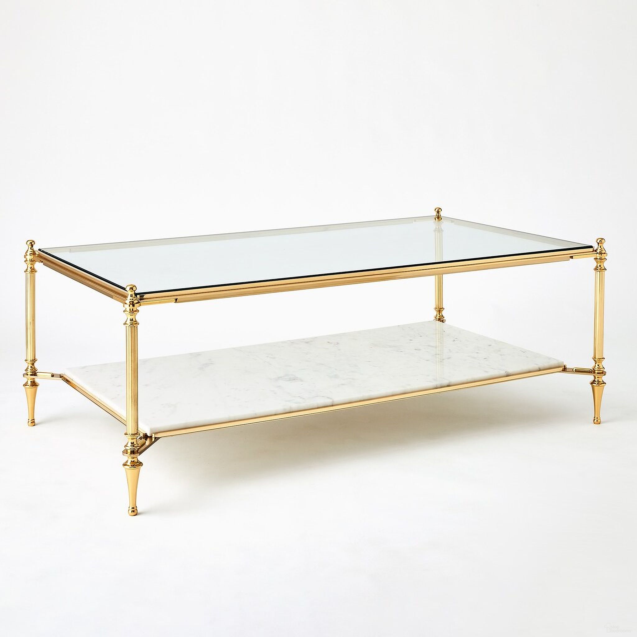 The appearance of Medford Cocktail Table In Brass designed by Global Views in the modern / contemporary interior design. This brass piece of furniture was selected by 1StopBedrooms from Medford Collection to add a touch of cosiness and style into your home. Sku: 993902. Material: Brass.