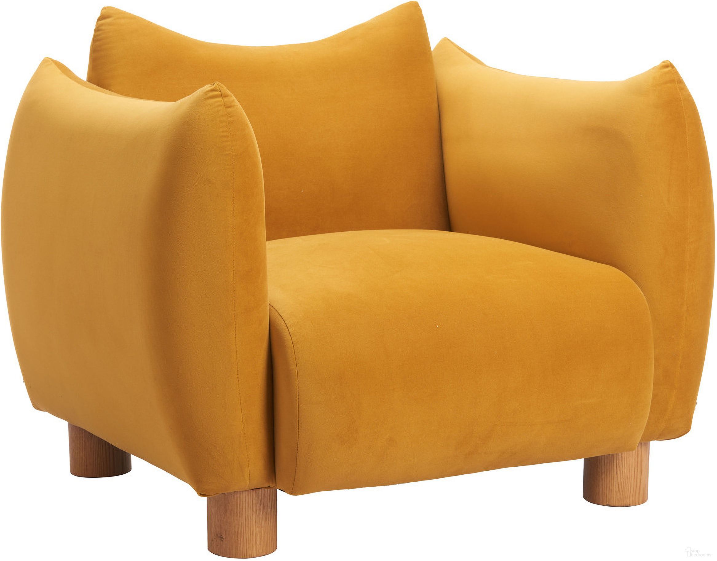 Meia Accent Chair In Mustard