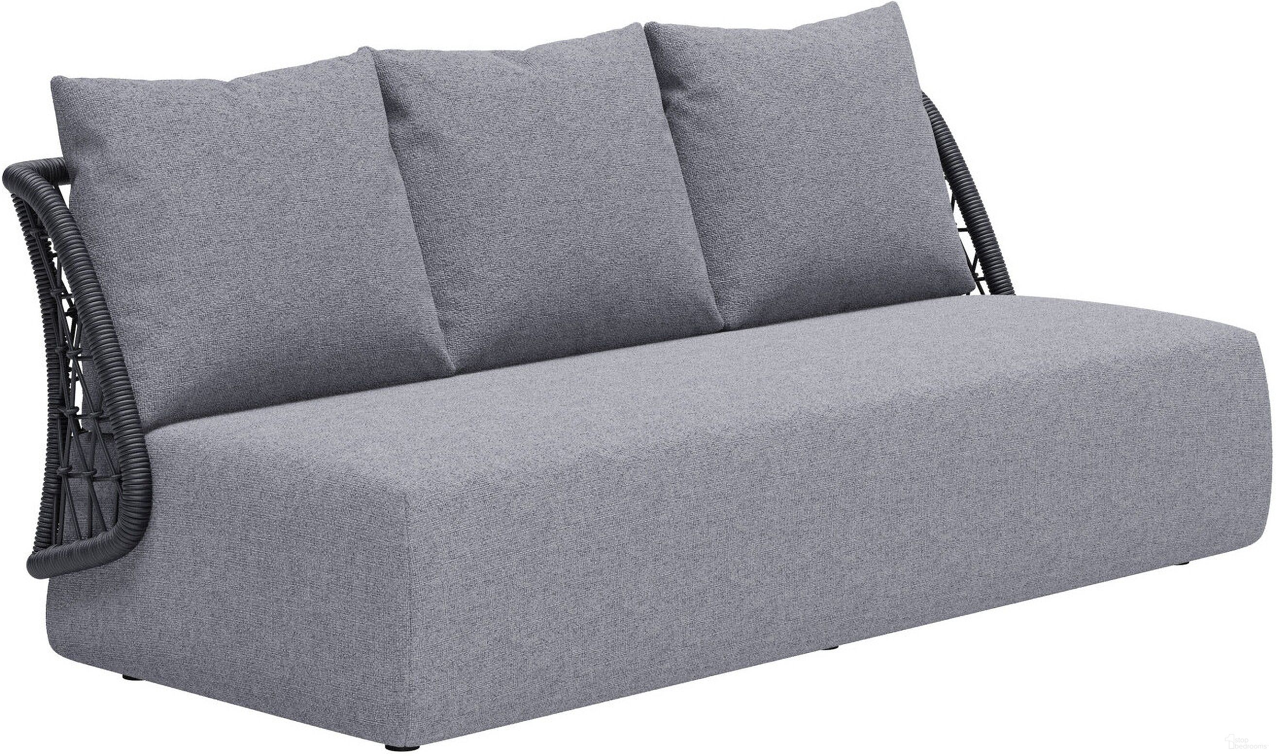The appearance of Mekan Sofa In Gray designed by Zuo Modern in the modern / contemporary interior design. This gray piece of furniture  was selected by 1StopBedrooms from Mekan Collection to add a touch of cosiness and style into your home. Sku: 704023. Material: Olefin.