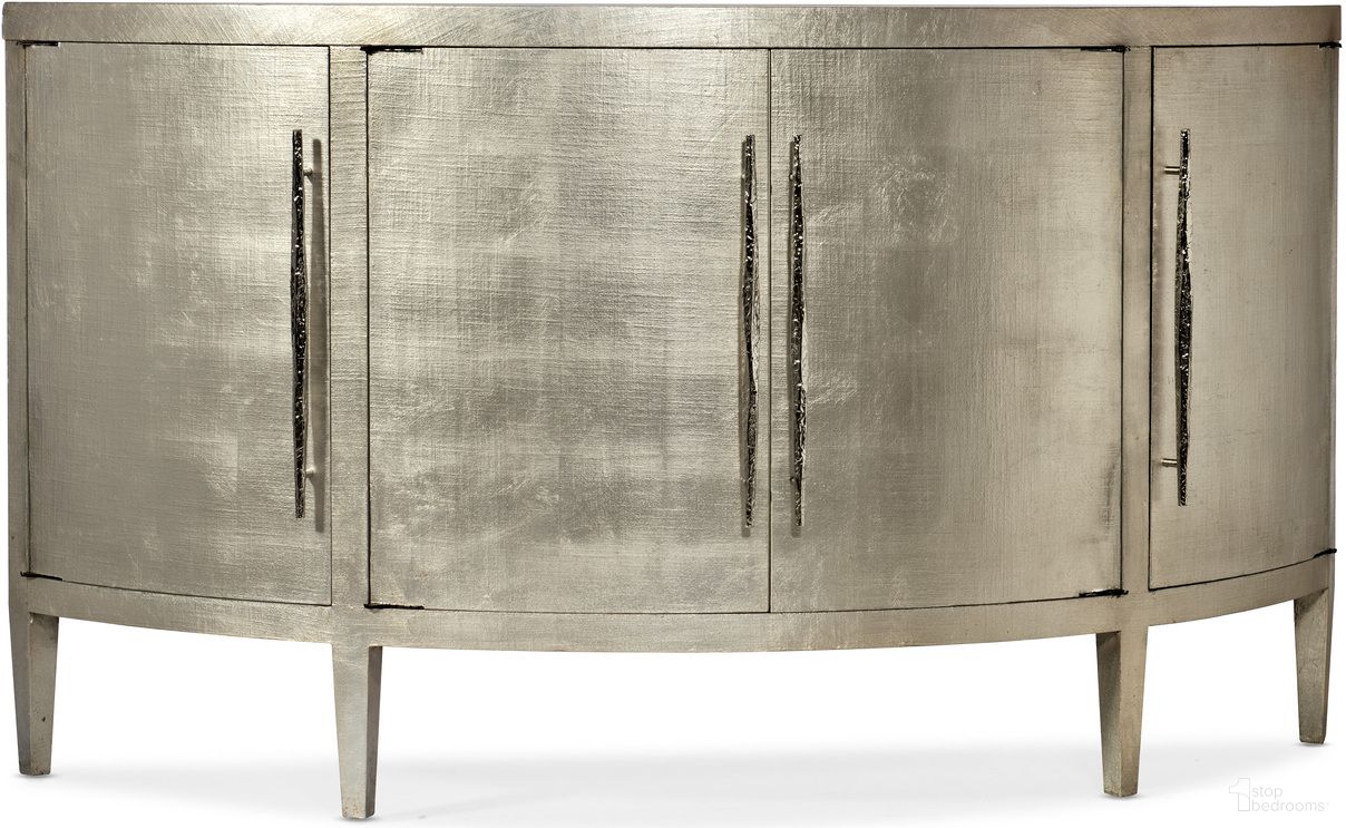 The appearance of Melange Amberly Credenza designed by Hooker in the transitional interior design. This gold piece of furniture was selected by 1StopBedrooms from Melange Collection to add a touch of cosiness and style into your home. Sku: 638-85555-95. Material: Maple.