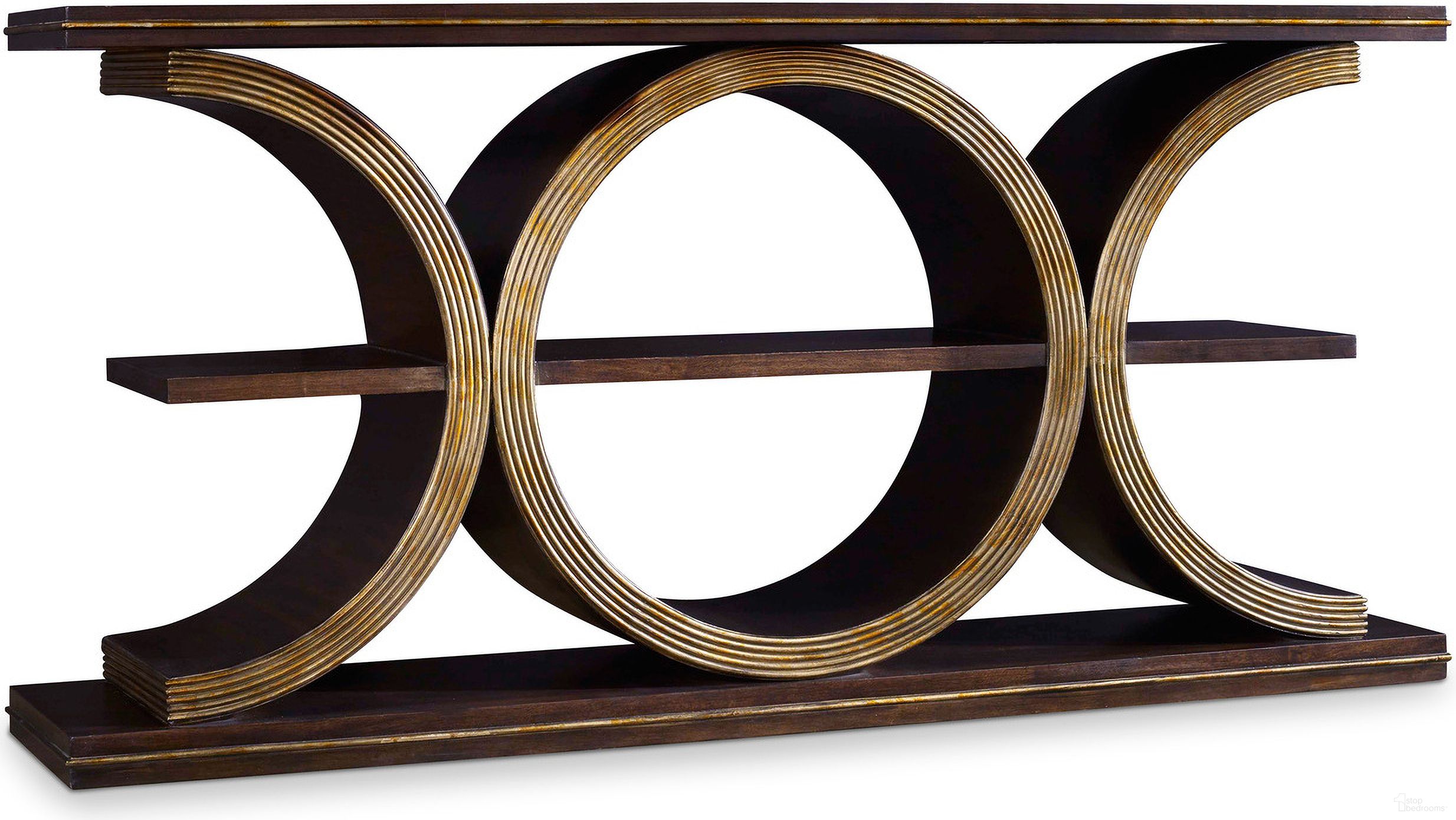 Melange Gold Presidio Console Table