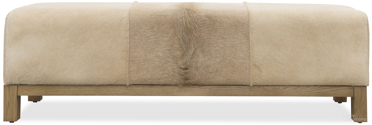 The appearance of Melange Holy Cow Bench In Brown and Beige designed by Hooker in the transitional interior design. This brown and beige piece of furniture was selected by 1StopBedrooms from Melange Collection to add a touch of cosiness and style into your home. Sku: 628-50751-80. Material: Solid Oak.