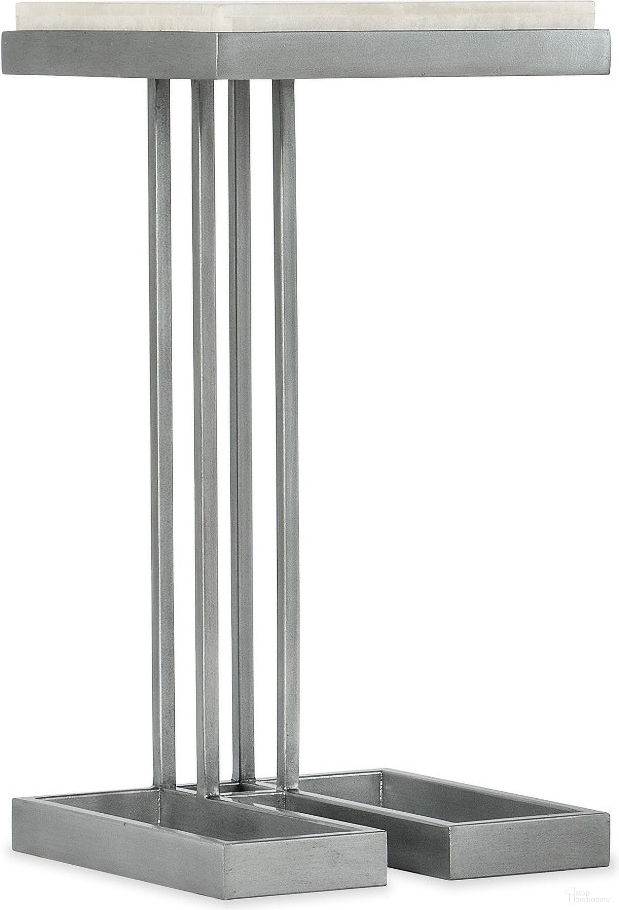 The appearance of Melange Marin Drink Table designed by Hooker in the modern / contemporary interior design. This silver piece of furniture  was selected by 1StopBedrooms from Melange Collection to add a touch of cosiness and style into your home. Sku: 5934-50001-00. Material: Onyx.