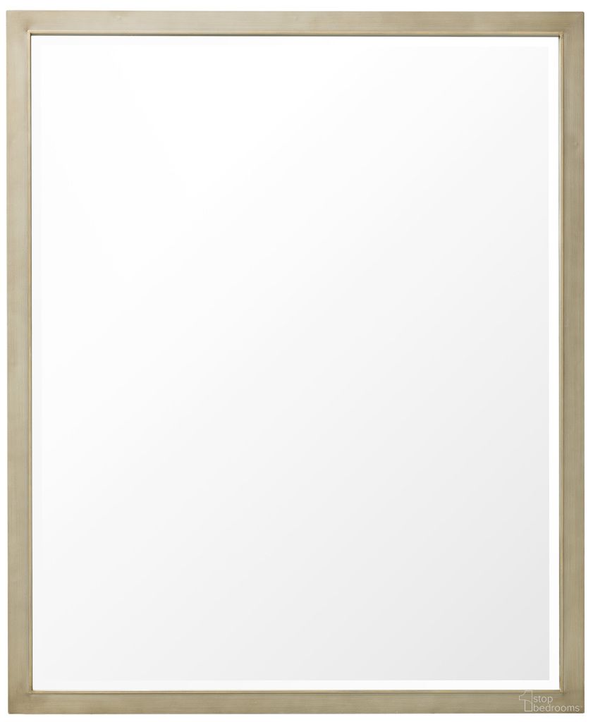 The appearance of Melange Now You See Me Mirror In Satin Brass designed by Hooker in the transitional interior design. This satin brass piece of furniture  was selected by 1StopBedrooms from Melange Collection to add a touch of cosiness and style into your home. Sku: 628-50748-15. Material: Wood.