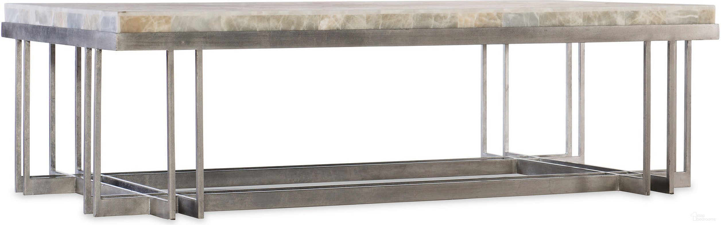 The appearance of Melange Silver Marin Rectangular Cocktail Table designed by Hooker in the modern / contemporary interior design. This silver piece of furniture was selected by 1StopBedrooms from Melange Collection to add a touch of cosiness and style into your home. Sku: 638-50393-MULTI. Material: Metal.