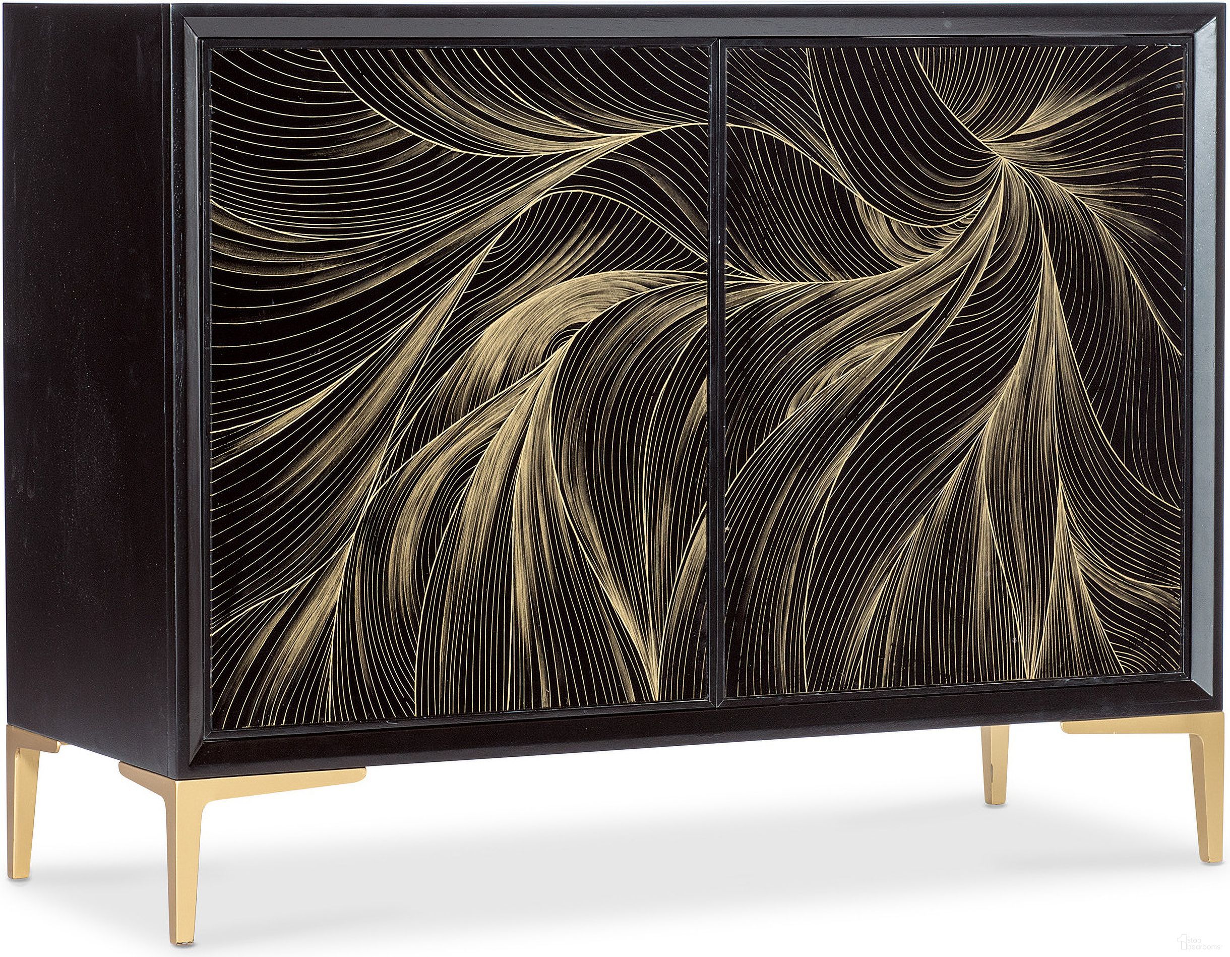 The appearance of Melange Willow Hall Chest In Black designed by Hooker in the transitional interior design. This black piece of furniture  was selected by 1StopBedrooms from Melange Collection to add a touch of cosiness and style into your home. Sku: 628-50206-99. Material: Maple.