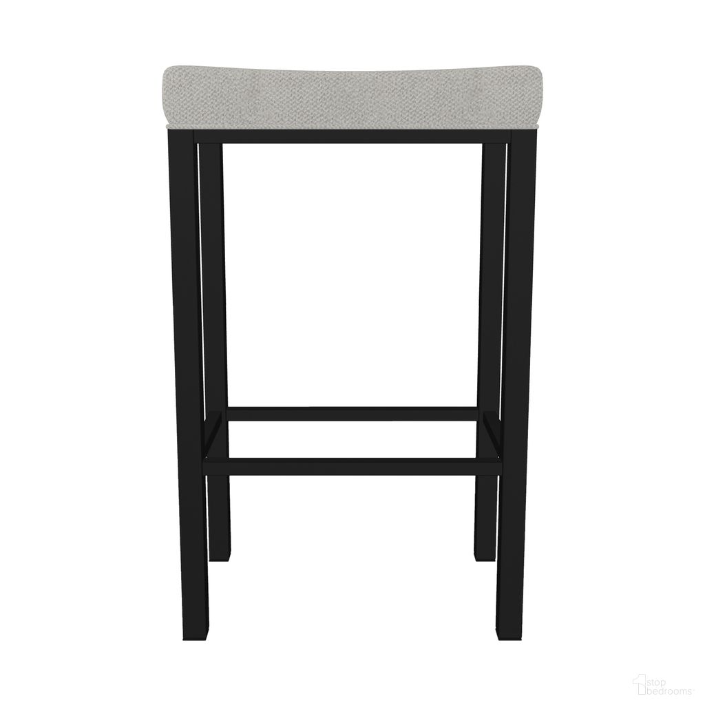 The appearance of Melissa 30 Inch Bar Height Backless Stool In Sable Onyx and Irish Mist designed by Wesley Allen in the traditional interior design. This sable onyx/irish mist piece of furniture was selected by 1StopBedrooms from Melissa Collection to add a touch of cosiness and style into your home. Sku: B501H30-XB-MB-FM. Material: Metal.