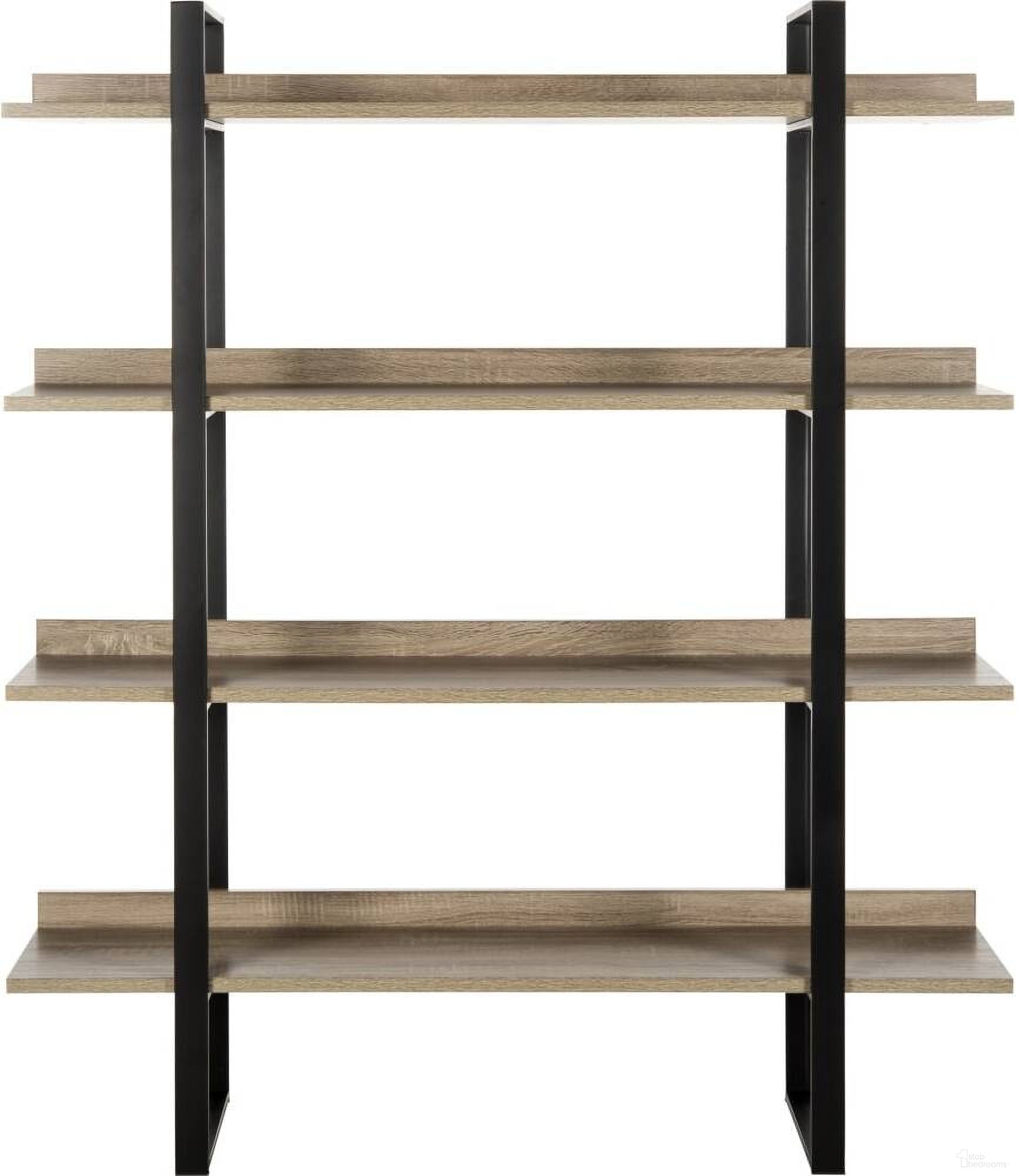 The appearance of Melissa Oak and Black Retro Mid Century 4-Tier Etagere designed by Safavieh in the rustic / southwestern interior design. This black and brown piece of furniture was selected by 1StopBedrooms from Safavieh FOX Collection to add a touch of cosiness and style into your home. Sku: FOX4282A. Material: Iron.