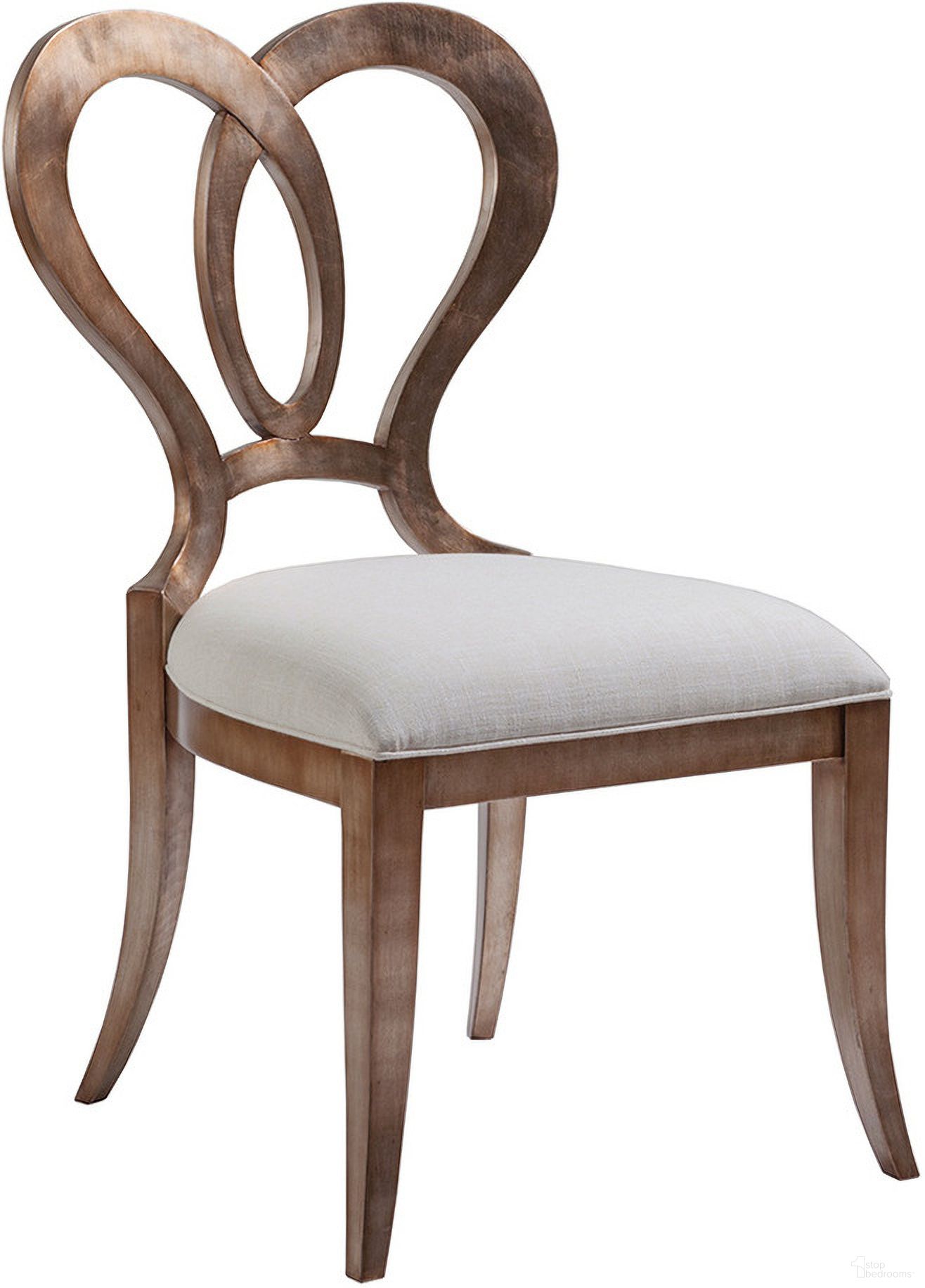 The appearance of Signature Designs Melody Side Chair In Silver Leaf designed by Artistica Home in the traditional interior design. This silver leaf piece of furniture was selected by 1StopBedrooms from Signature Designs Collection to add a touch of cosiness and style into your home. Sku: 2087-880-01. Material: Wood. Chair Type: Side Chair.
