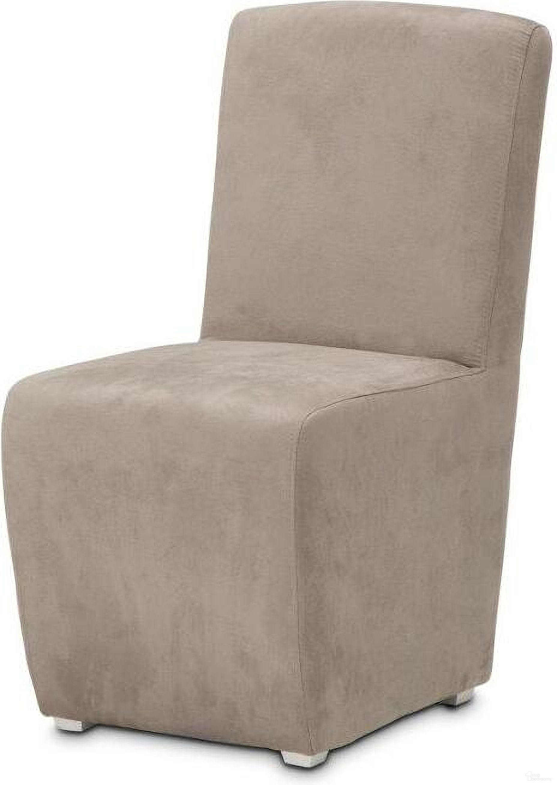The appearance of Menlo Station Eucalyptus Dining Chair Set of 2 designed by Michael Amini in the transitional interior design. This eucalyptus piece of furniture  was selected by 1StopBedrooms from Menlo Station Collection to add a touch of cosiness and style into your home. Sku: KI-MENP003A-123. Material: Wood. Chair Type: Side Chair.