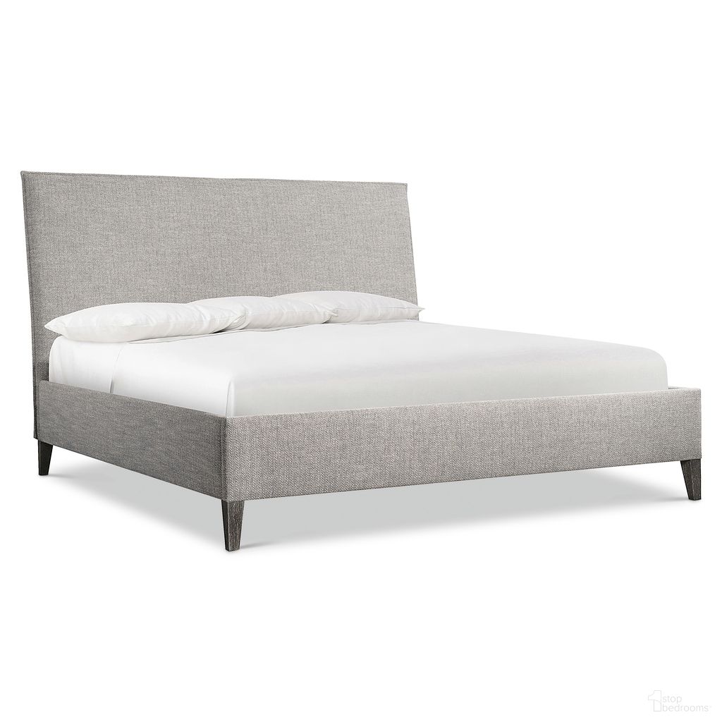 Menton California King Panel Bed In Grey