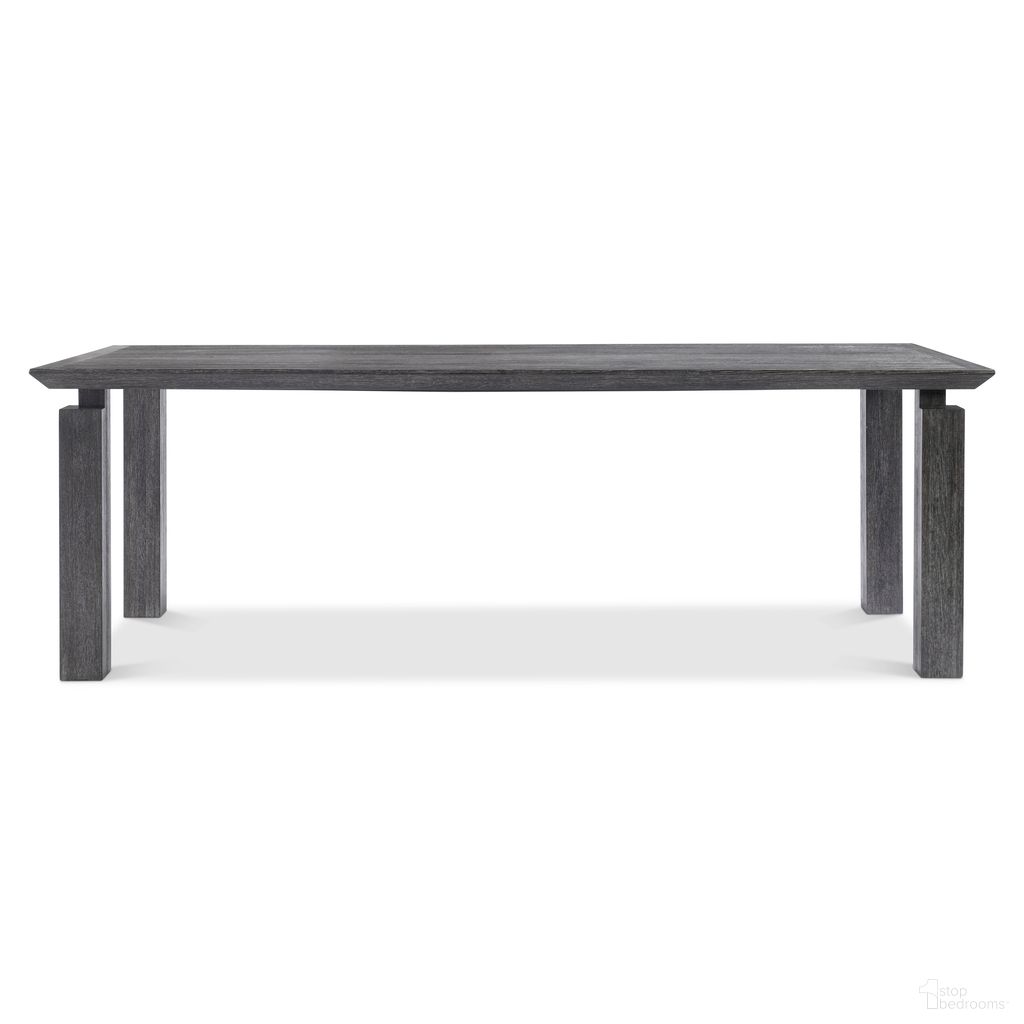 The appearance of Menton Dining Table In Espresso designed by Bernhardt in the country / farmhouse interior design. This espresso piece of furniture was selected by 1StopBedrooms from Menton Collection to add a touch of cosiness and style into your home. Sku: 352220. Table Base Style: Legs. Material: Wood. Table Top Shape: Rectangular. Size: 39" x 90".