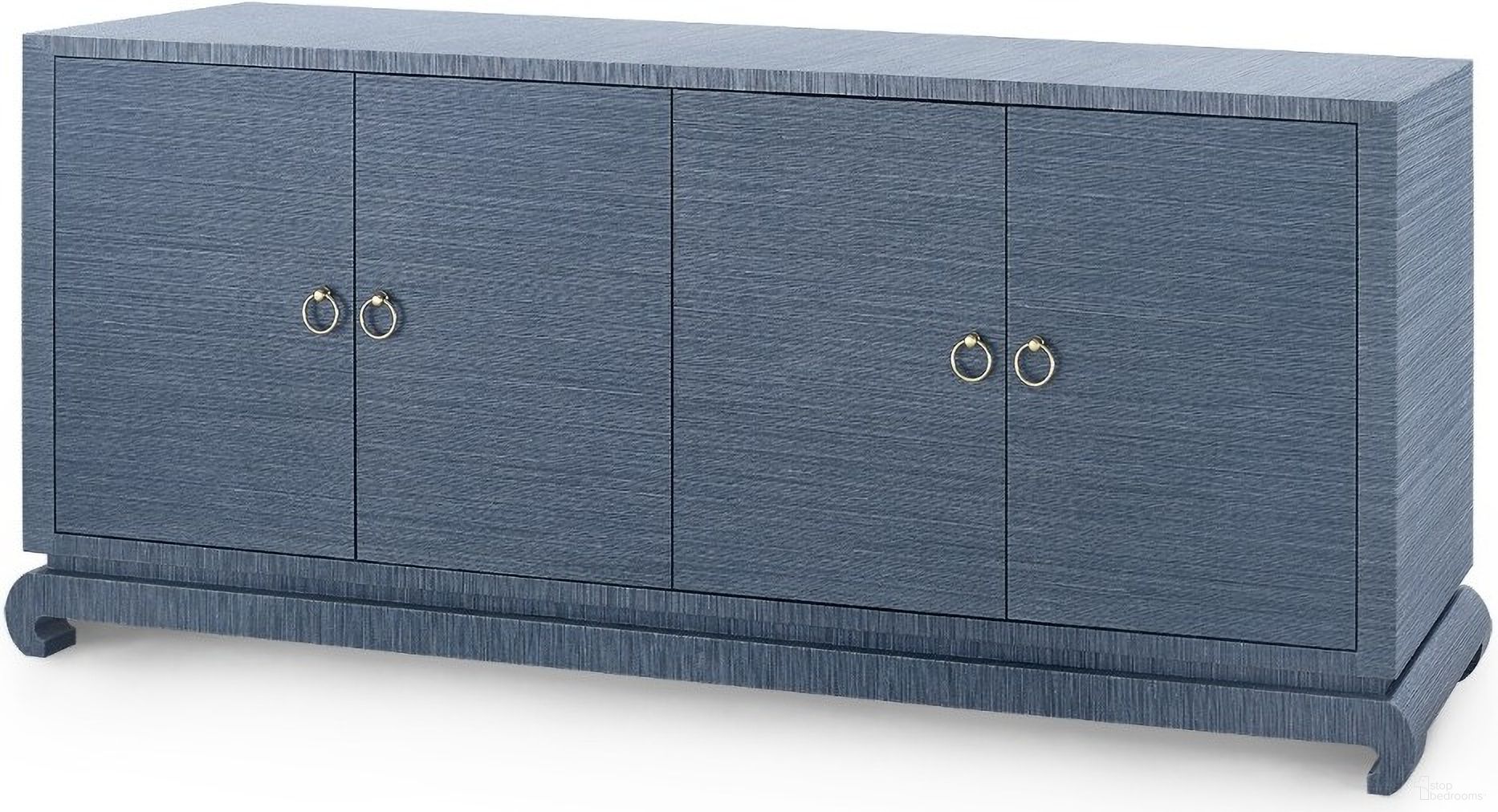 The appearance of Meredith Extra Large 4-Door Cabinet In Navy Blue designed by Villa & House in the transitional interior design. This navy blue piece of furniture was selected by 1StopBedrooms from Meredith Collection to add a touch of cosiness and style into your home. Sku: MRD-460-68.