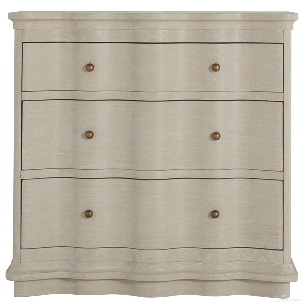 The appearance of Meredith Nightstand In Textured Cerused White and Stained Brass designed by Gabby in the transitional interior design. This textured cerused white/stained brass piece of furniture was selected by 1StopBedrooms from Meredith Collection to add a touch of cosiness and style into your home. Sku: SCH-175638. Material: Mindi Veneer.
