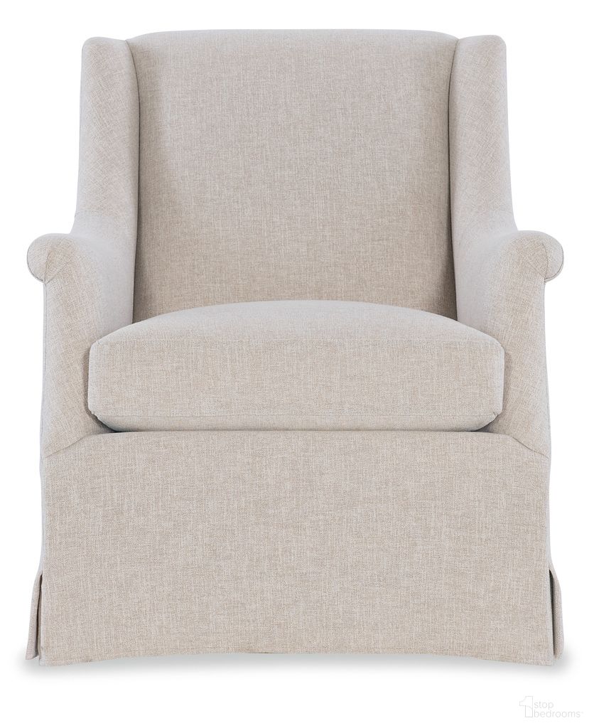 Meribelle Swivel Chair In Beige