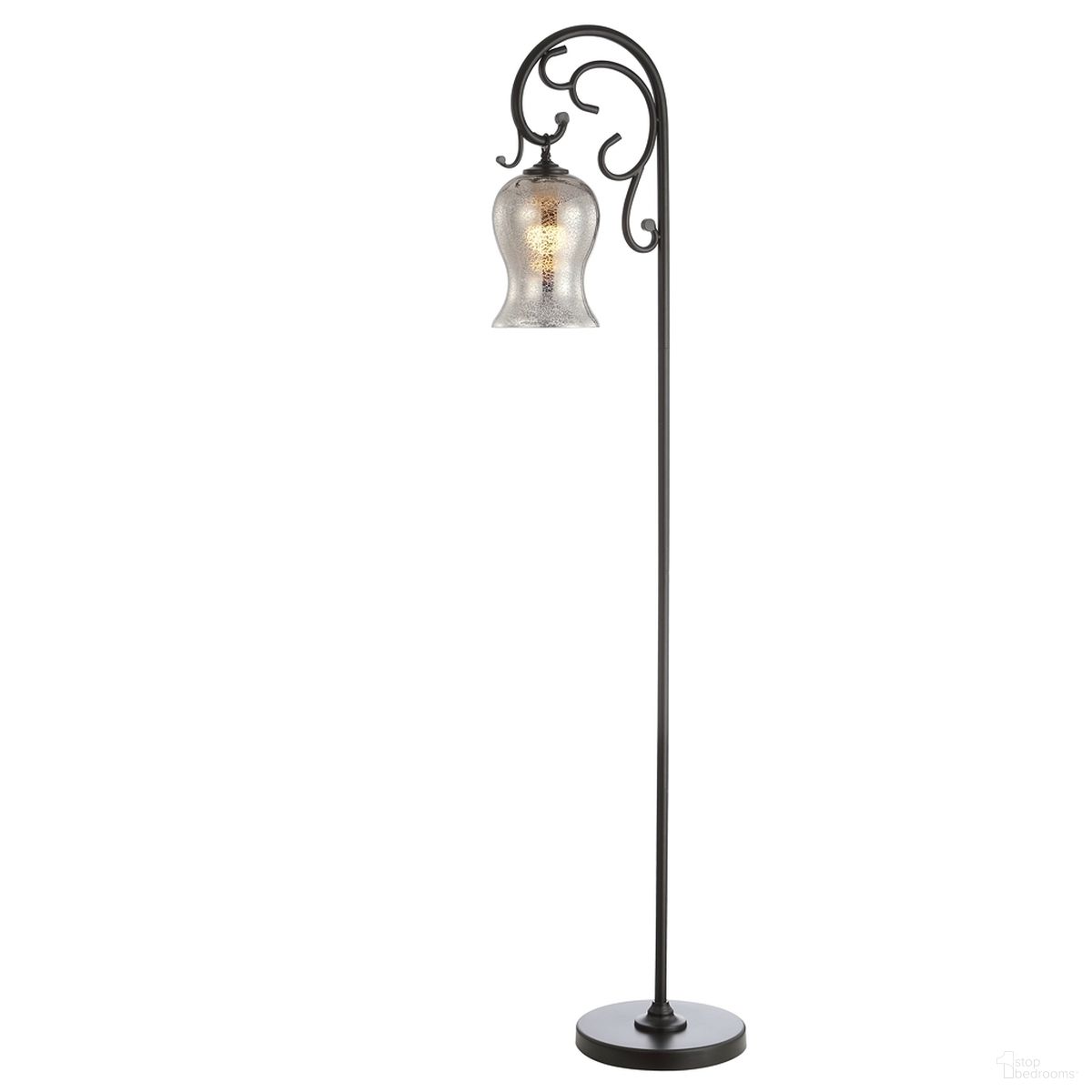 The appearance of Meridia Black Floor Lamp designed by Safavieh in the modern / contemporary interior design. This black piece of furniture  was selected by 1StopBedrooms from Safavieh FLL Collection to add a touch of cosiness and style into your home. Sku: FLL4057A. Material: Iron.