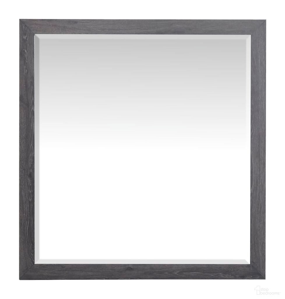 The appearance of Merrifield Portrait Mirror In Raisin Black designed by Magnussen in the transitional interior design. This raisin black piece of furniture  was selected by 1StopBedrooms from Merrifield Collection to add a touch of cosiness and style into your home. Sku: B6308-42. Material: Laminate.