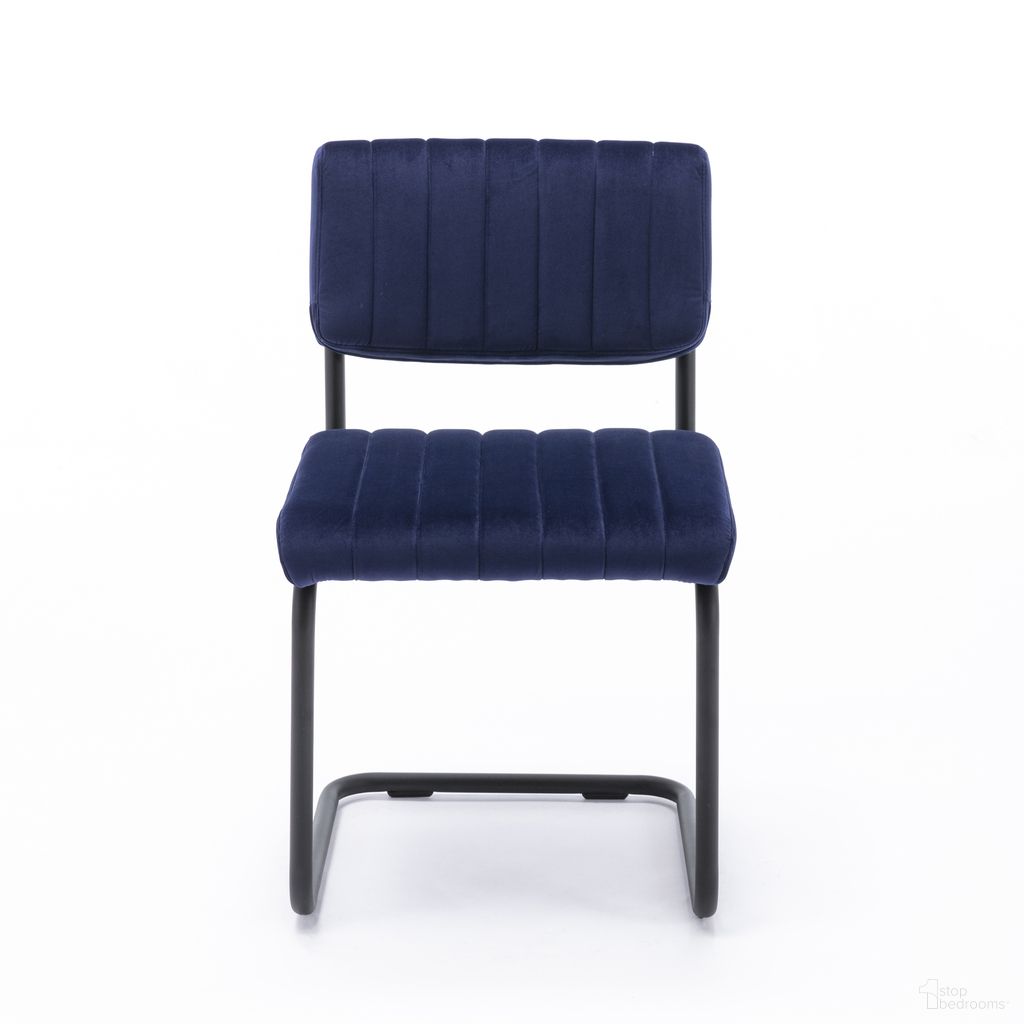 The appearance of Mesa Side Chairs Set of 2 In Sapphire designed by Aeon in the modern / contemporary interior design. This sapphire piece of furniture was selected by 1StopBedrooms from Mesa Collection to add a touch of cosiness and style into your home. Sku: AE8340-Sapphire. Material: Steel. Chair Type: Side Chair.