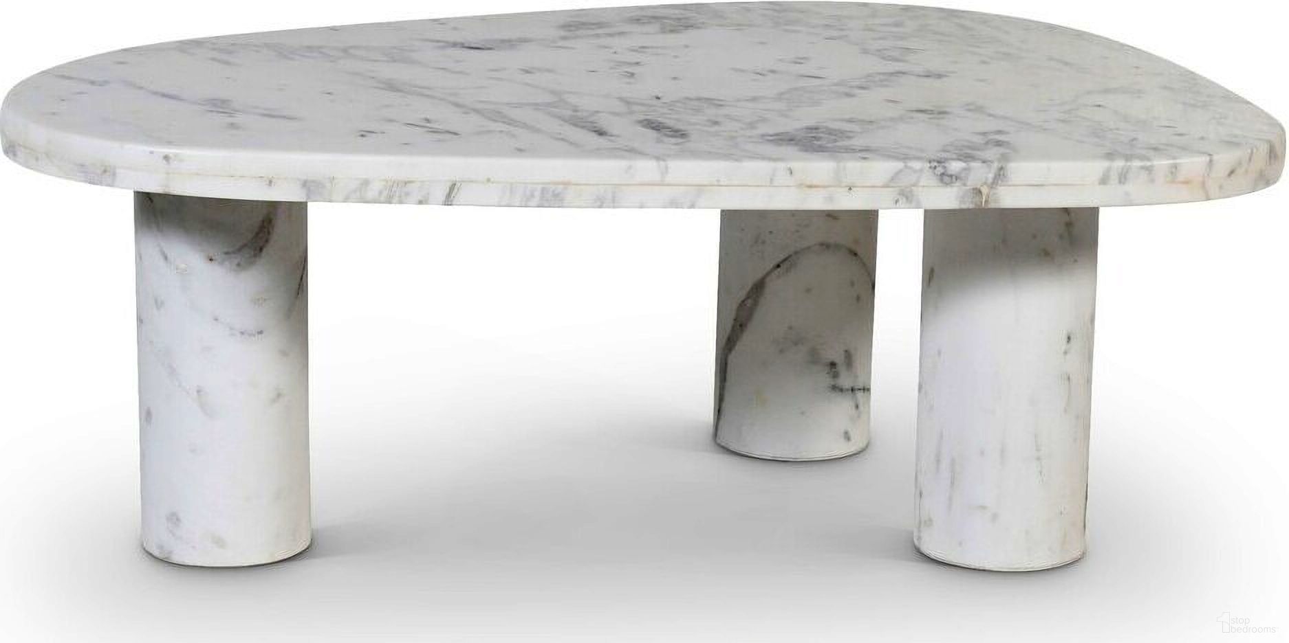 Messina Coffee Table In White/Grey