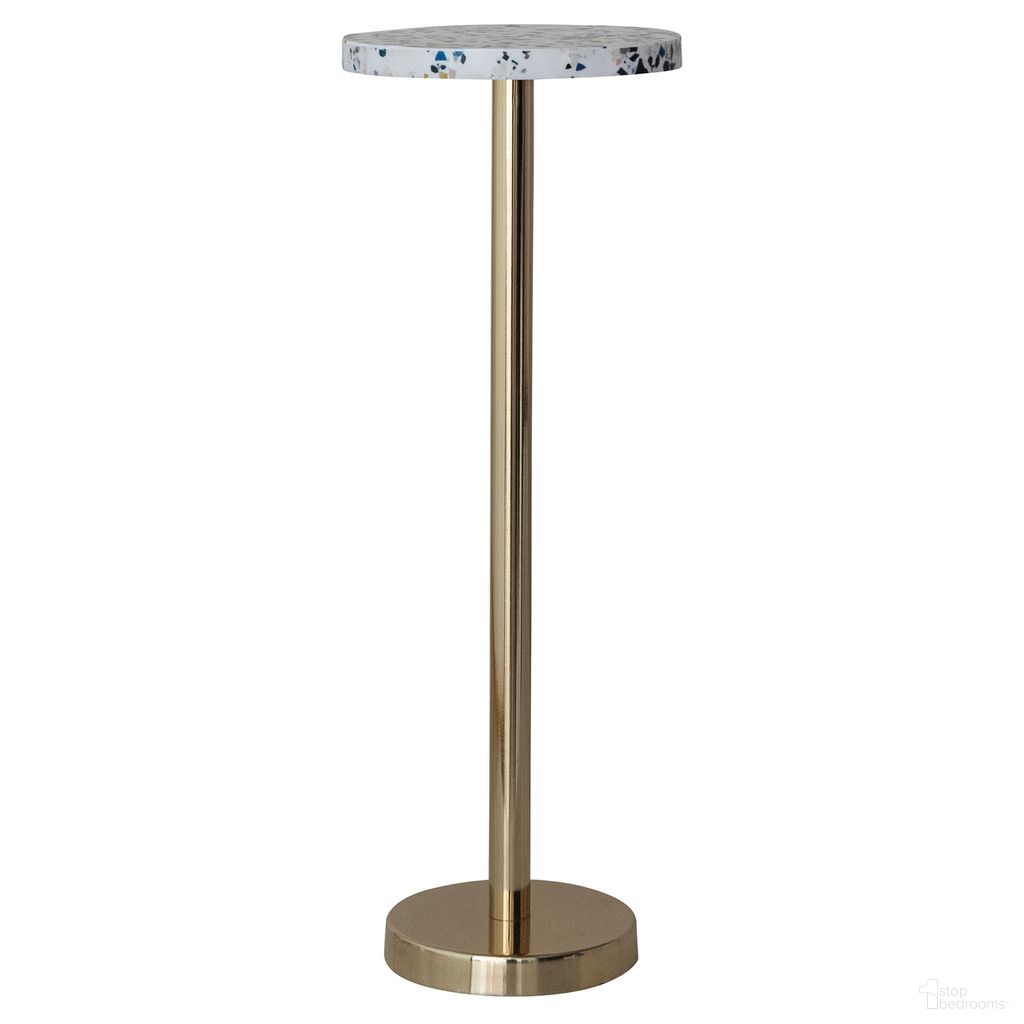 The appearance of Metal and Resin Accent Table In Multicolor designed by Bloomingville in the glam interior design. This multicolor piece of furniture was selected by 1StopBedrooms from to add a touch of cosiness and style into your home. Sku: AH4013. Material: Iron.