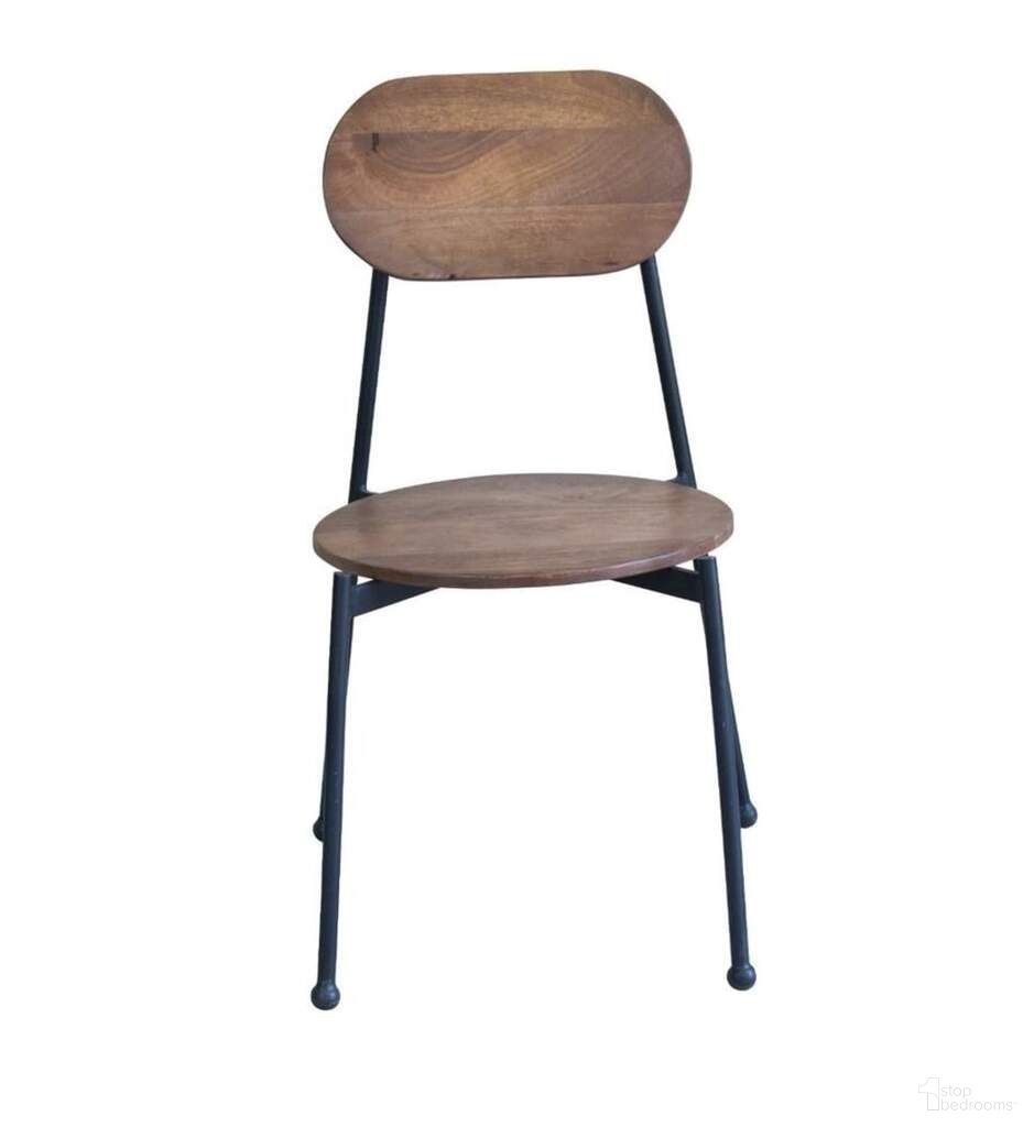 The appearance of Metal and Wood King Louis Back Dining Side Chairs Set of 2 In Black and Brown designed by Homeroots in the traditional interior design. This black and brown piece of furniture was selected by 1StopBedrooms from to add a touch of cosiness and style into your home. Sku: 482667. Material: Wood. Chair Type: Side Chair.
