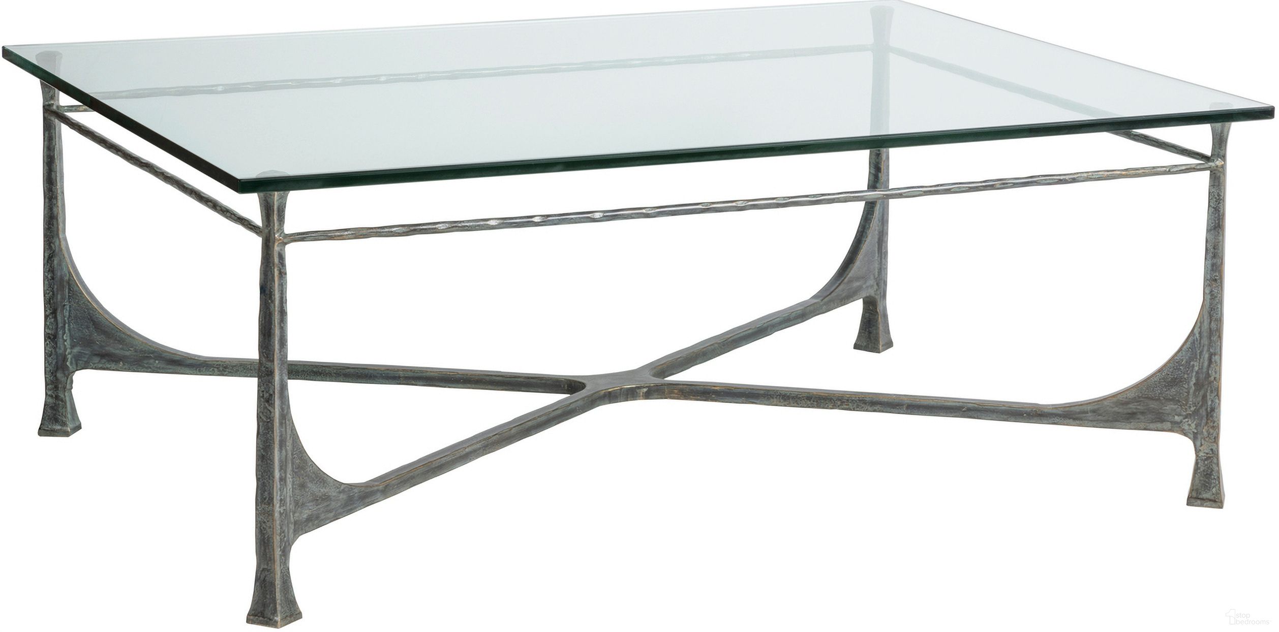 The appearance of Metal Designs Bruno Rectangular Cocktail Table In St. Laurent designed by Artistica Home in the transitional interior design. This st. laurent piece of furniture was selected by 1StopBedrooms from Metal Designs Collection to add a touch of cosiness and style into your home. Sku: 2231-945-44. Material: Metal.