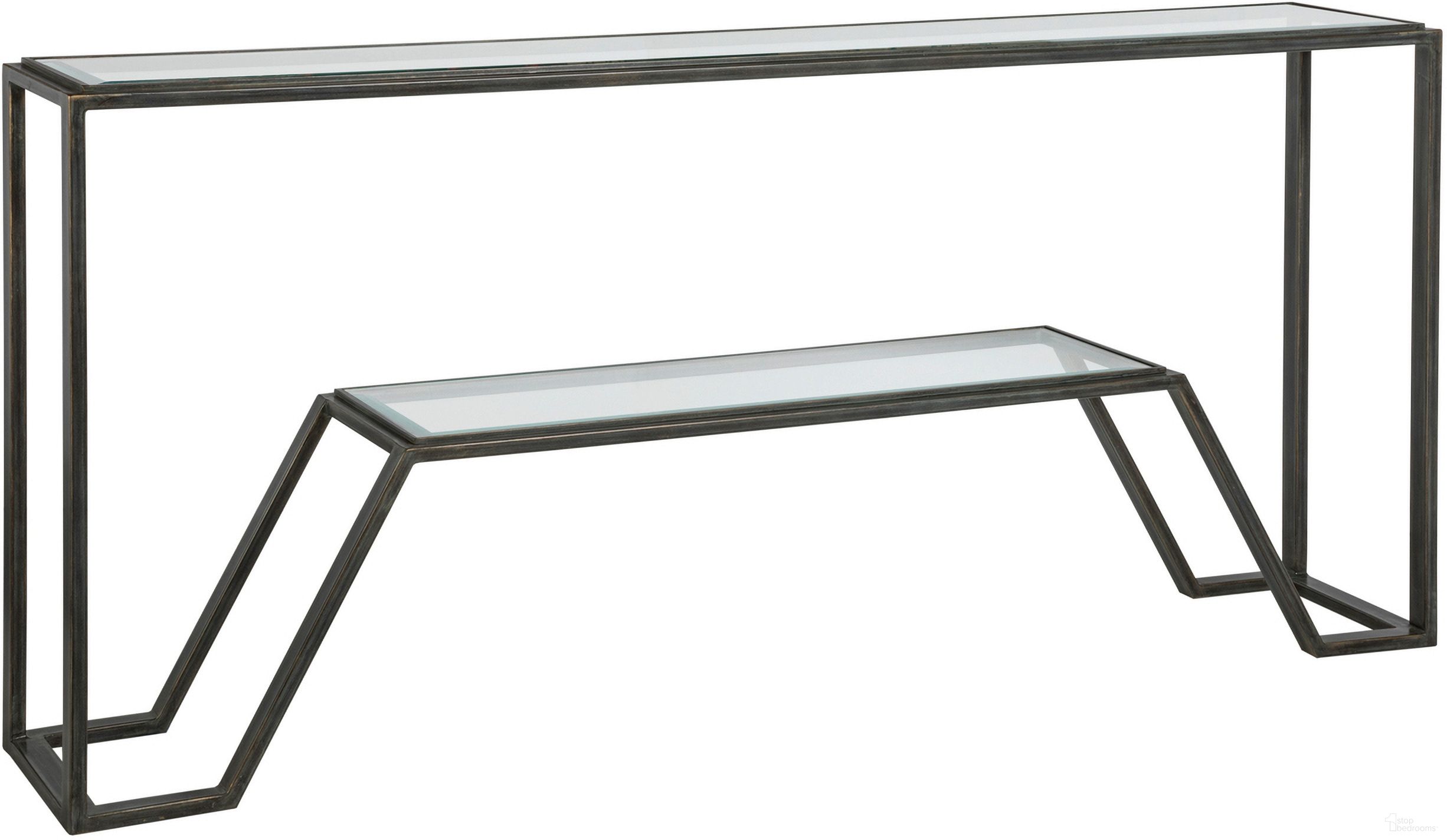 The appearance of Metal Designs Byron Console In St. Laurent designed by Artistica Home in the modern / contemporary interior design. This st. laurent piece of furniture was selected by 1StopBedrooms from Metal Designs Collection to add a touch of cosiness and style into your home. Sku: 2230-966-44. Material: Metal.