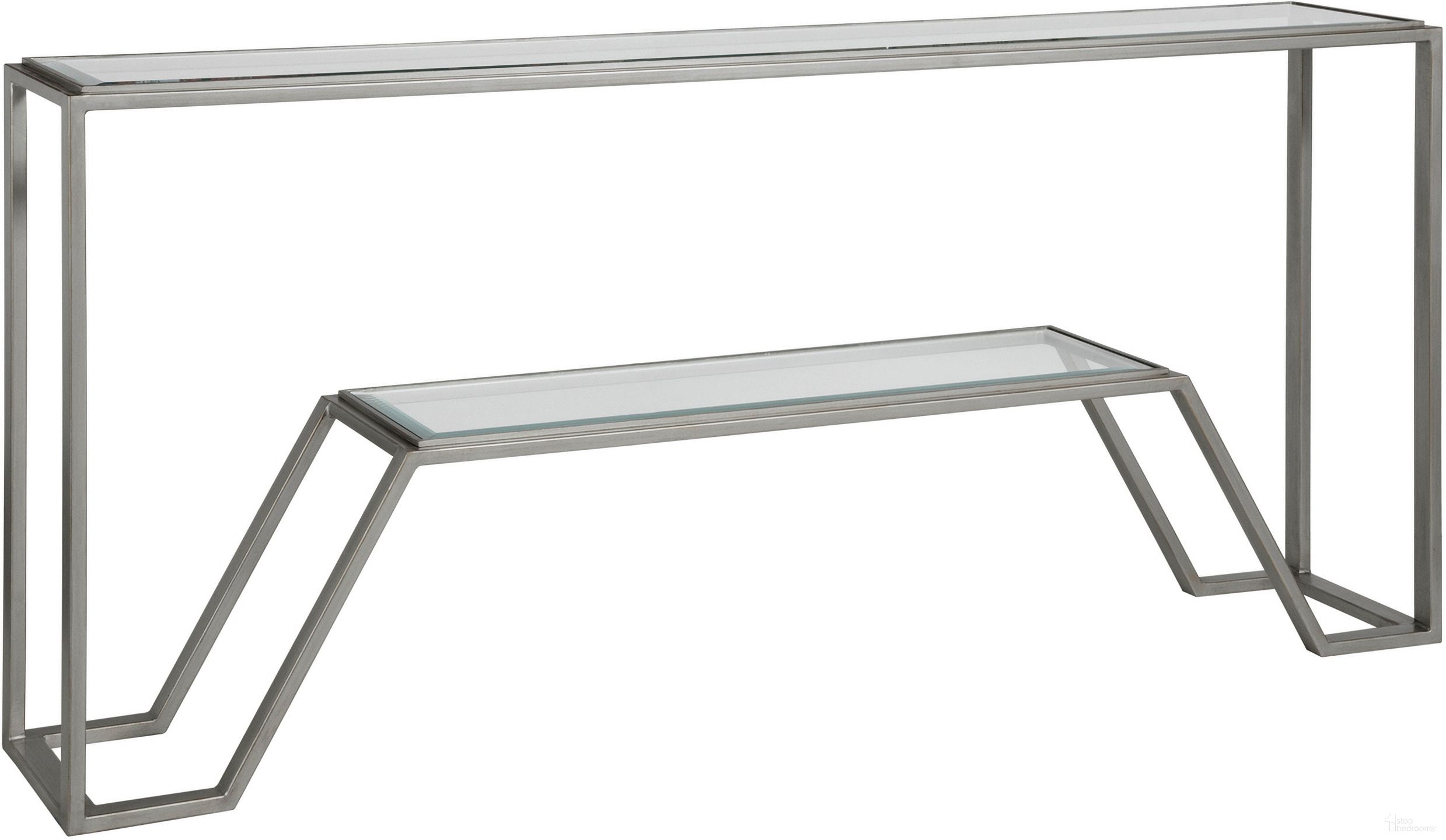 The appearance of Metal Designs Byron Console In Argento designed by Artistica Home in the modern / contemporary interior design. This argento piece of furniture was selected by 1StopBedrooms from Metal Designs Collection to add a touch of cosiness and style into your home. Sku: 2230-966-46. Material: Metal.