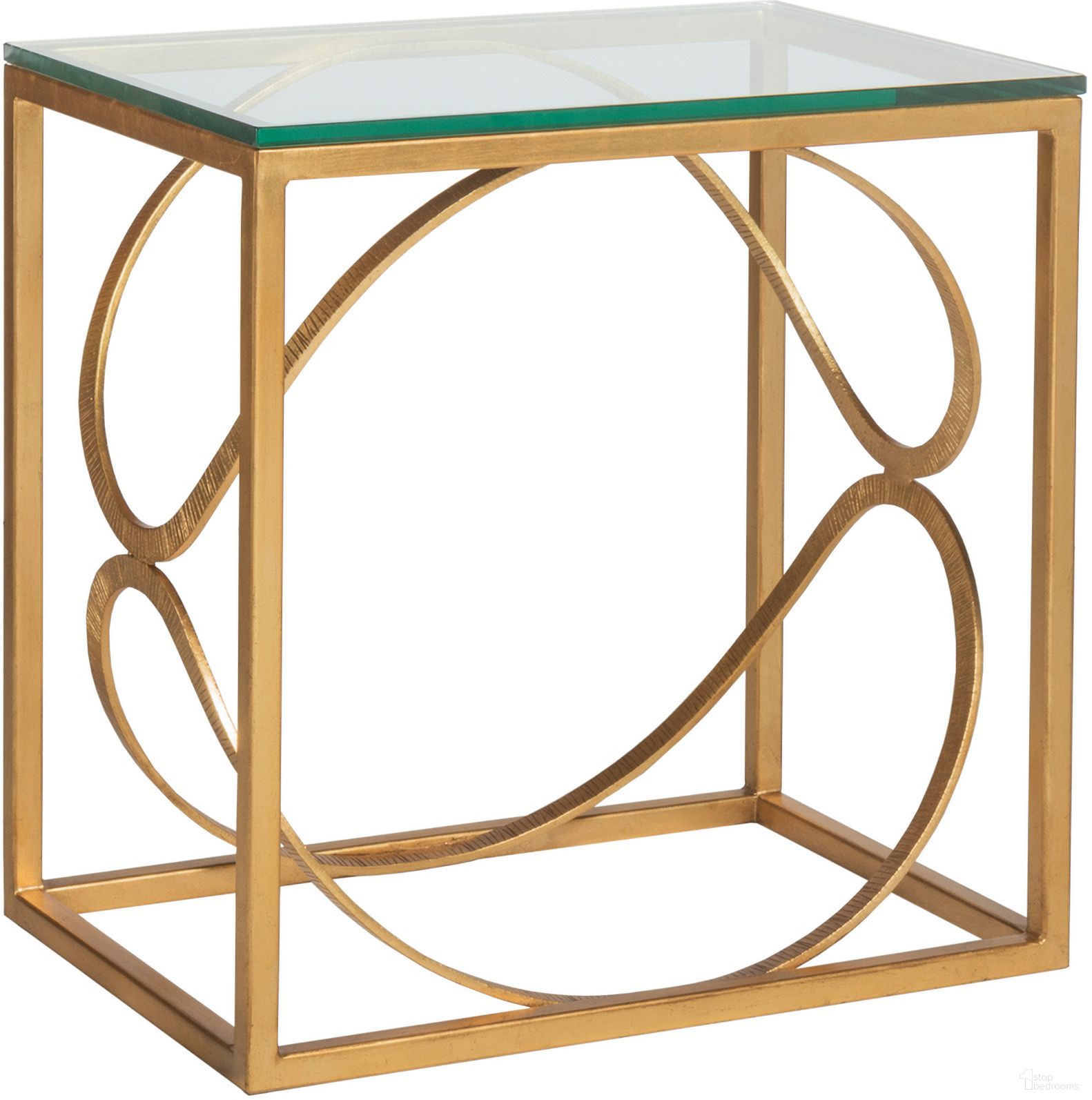 The appearance of Metal Designs Ellipse Rectangular End Table In Gold designed by Artistica Home in the modern / contemporary interior design. This gold piece of furniture was selected by 1StopBedrooms from Metal Designs Collection to add a touch of cosiness and style into your home. Sku: 2234-955-48. Material: Metal.