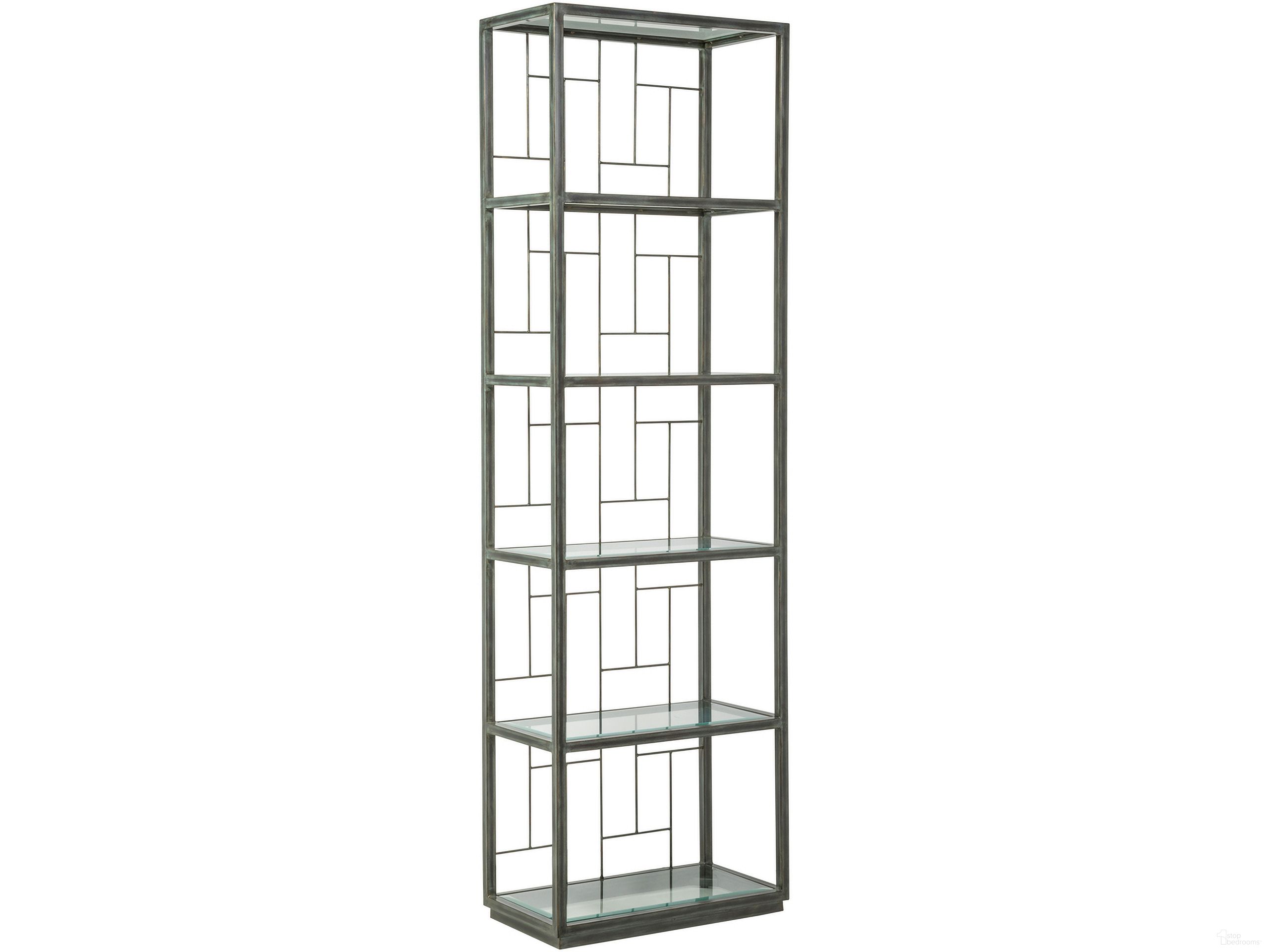 The appearance of Metal Designs Mid Geo Etagere In St. Laurent designed by Artistica Home in the transitional interior design. This st. laurent piece of furniture was selected by 1StopBedrooms from Metal Designs Collection to add a touch of cosiness and style into your home. Sku: 2056-989-44. Material: Metal.