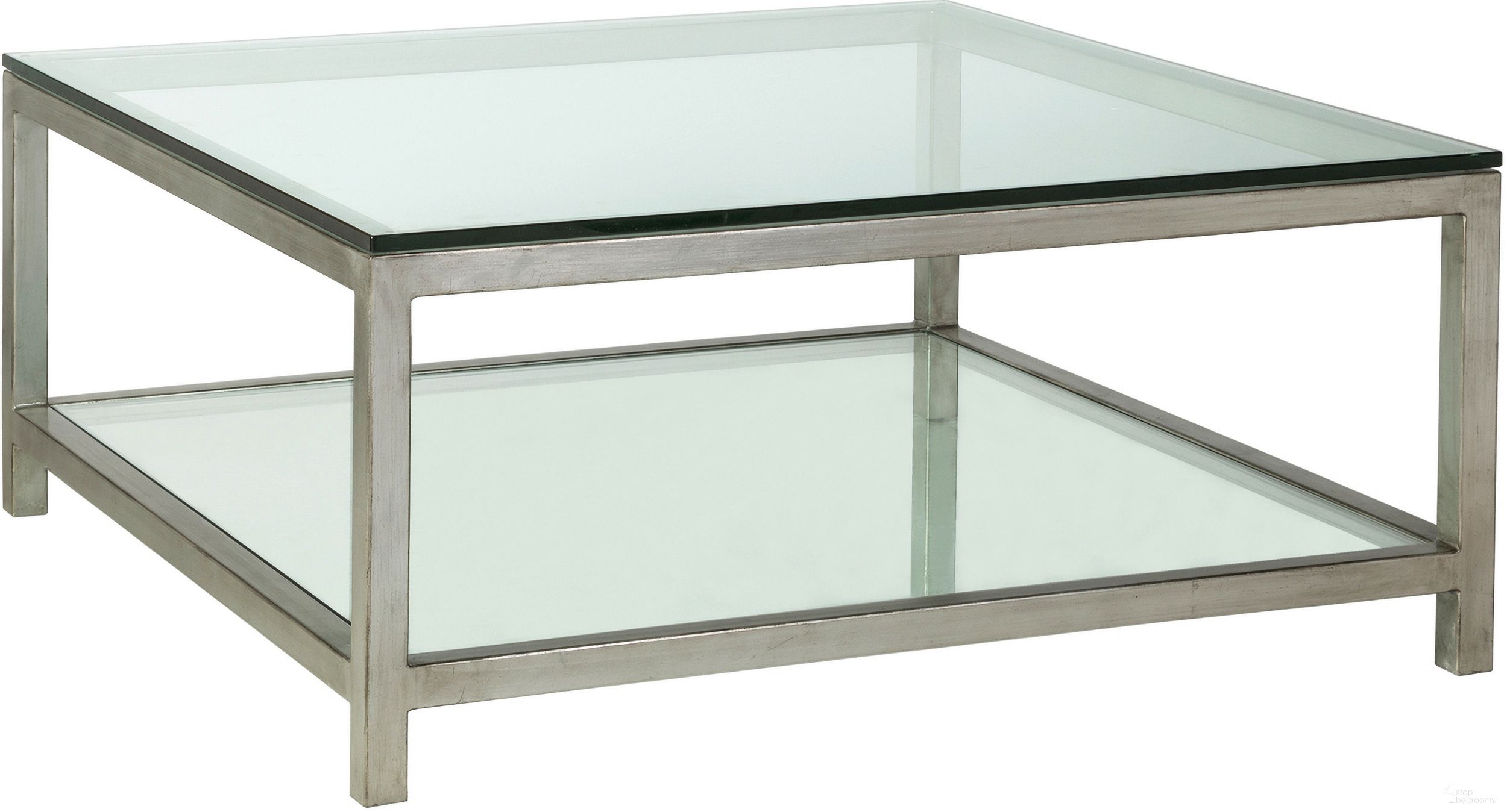 The appearance of Metal Designs Per Se Square Cocktail Table In Silver Leaf designed by Artistica Home in the transitional interior design. This silver leaf piece of furniture was selected by 1StopBedrooms from Metal Designs Collection to add a touch of cosiness and style into your home. Sku: 2013-947-47. Material: Metal.