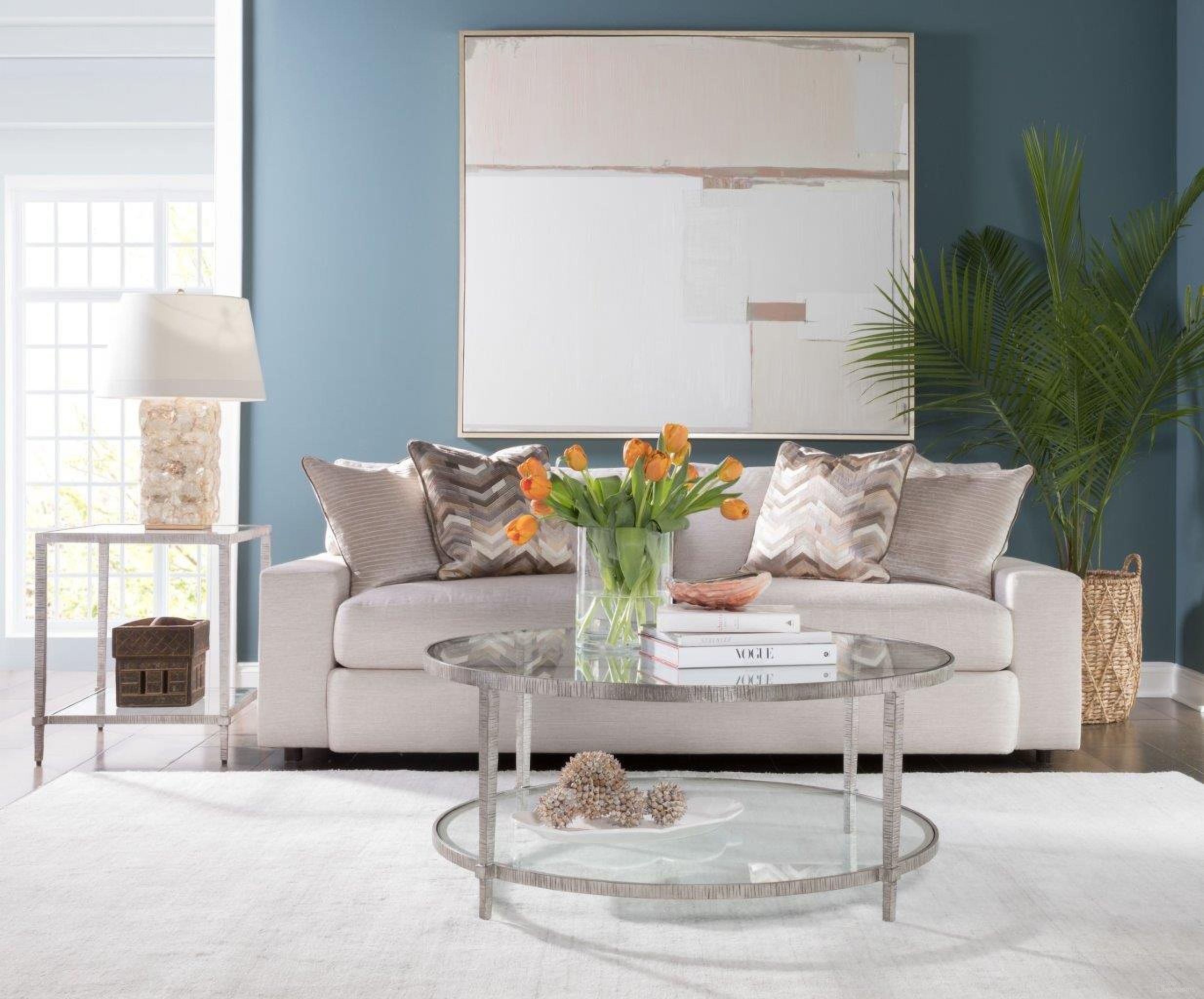 The appearance of Metal Designs Silver Leaf Claret Round Occasional Table Set designed by Artistica Home in the modern / contemporary interior design. This silver leaf piece of furniture  was selected by 1StopBedrooms from Metal Designs Collection to add a touch of cosiness and style into your home. Sku: 2233-943-47;2233-953-47. Material: Metal.