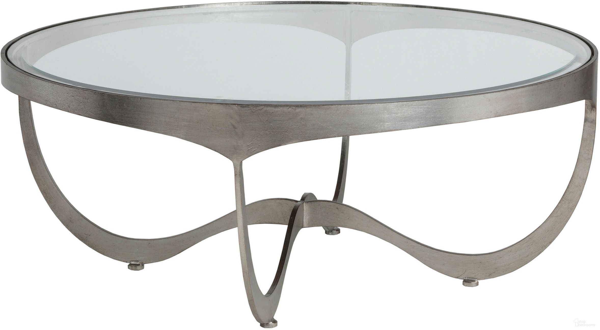 The appearance of Metal Designs Sophie Round Cocktail Table In Silver Leaf designed by Artistica Home in the modern / contemporary interior design. This silver leaf piece of furniture  was selected by 1StopBedrooms from Metal Designs Collection to add a touch of cosiness and style into your home. Sku: 2232-943-47. Material: Metal.