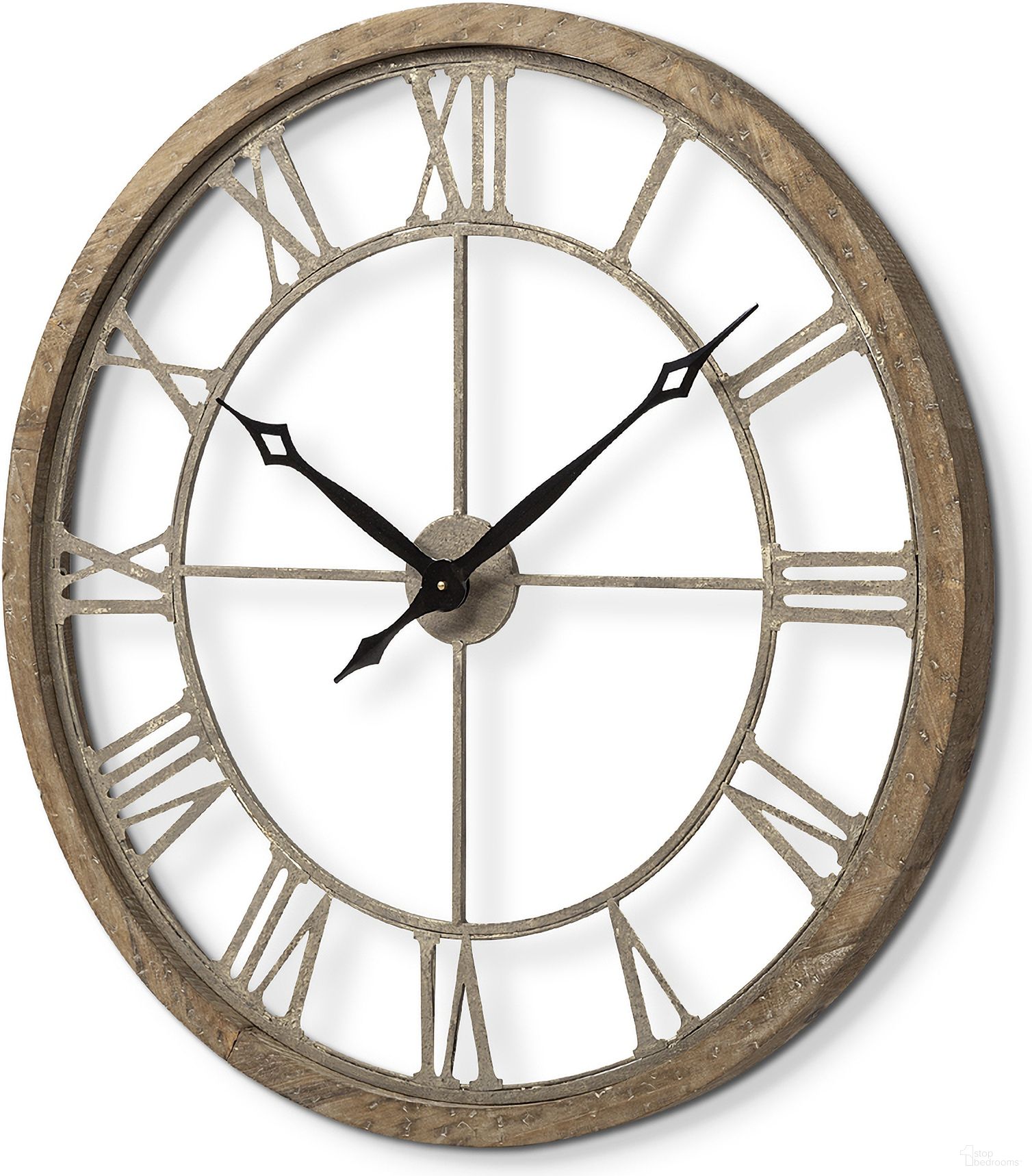 The appearance of Mething 31 Inch Wall Clock In Brown designed by Mercana in the modern / contemporary interior design. This brown piece of furniture was selected by 1StopBedrooms from Mething Collection to add a touch of cosiness and style into your home. Sku: 63079. Material: Wood.