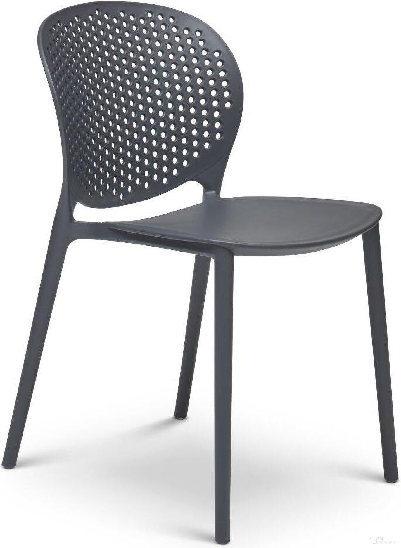 The appearance of Metro Bailey Side Chair Set Of 4 In Black Grey Seat designed by Urbia in the modern / contemporary interior design. This grey piece of furniture  was selected by 1StopBedrooms from Metro Collection to add a touch of cosiness and style into your home. Sku: CDH-BLY-SC-BKG-4CT. Material: Polypropylene. Chair Type: Side Chair.