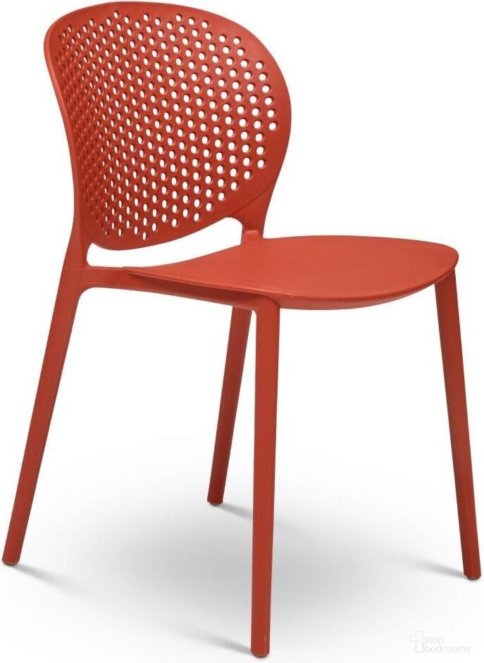 The appearance of Metro Bailey Side Chair Set Of 4 In Dark Orange Seat designed by Urbia in the modern / contemporary interior design. This orange piece of furniture  was selected by 1StopBedrooms from Metro Collection to add a touch of cosiness and style into your home. Sku: CDH-BLY-SC-DOR-4CT. Material: Polypropylene. Chair Type: Side Chair.