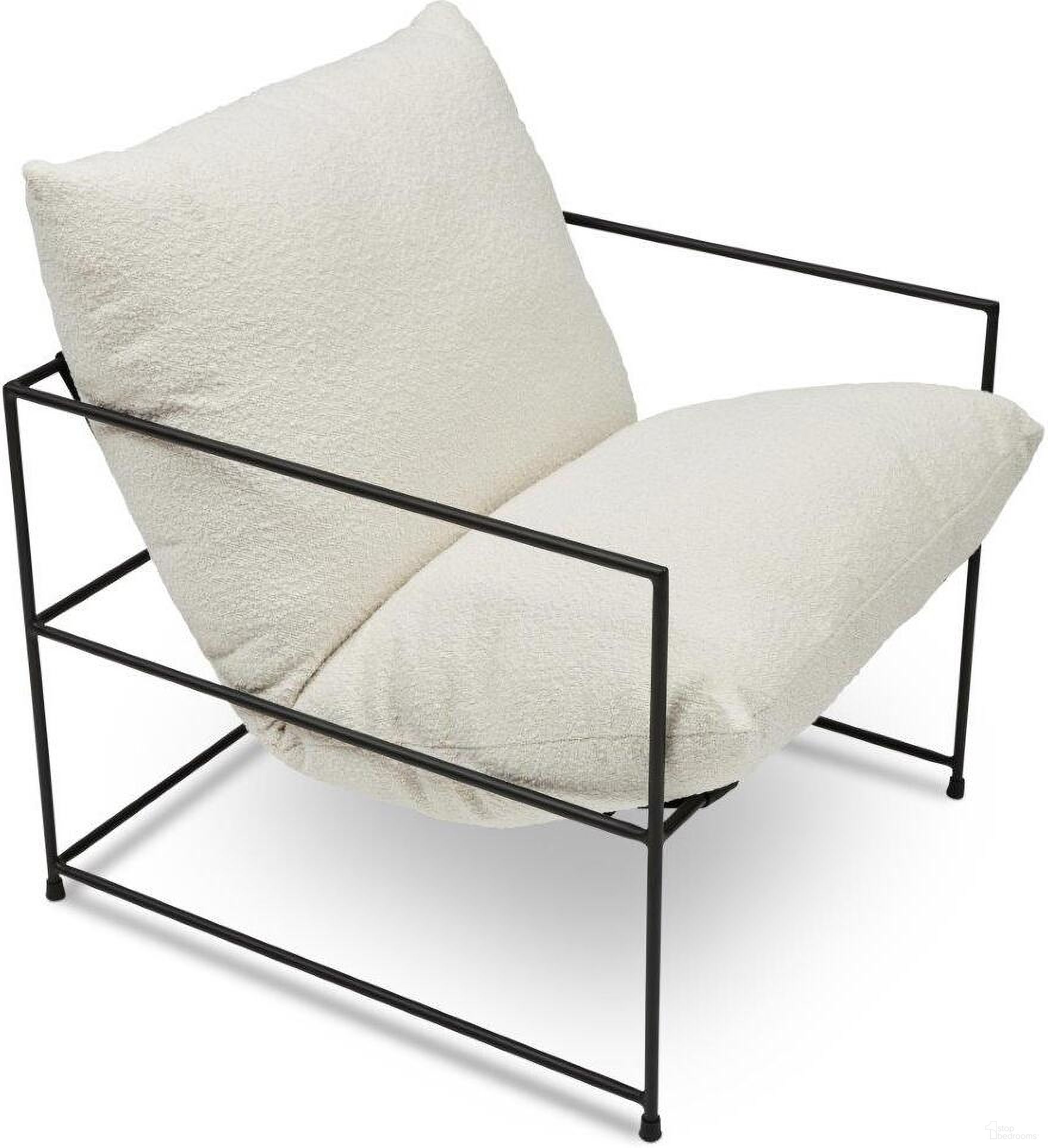 The appearance of Metro Trent Accent Chair In White Boucle Upholstery designed by Urbia in the modern / contemporary interior design. This white piece of furniture was selected by 1StopBedrooms from Metro Collection to add a touch of cosiness and style into your home. Sku: CPR-TRENT-ACT01. Material: Boucle.