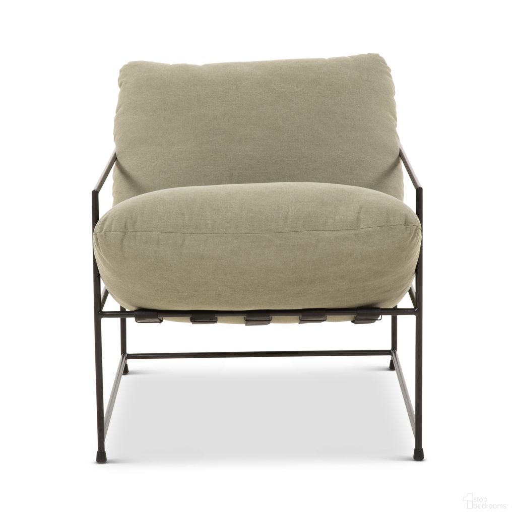 Metro Trent Upholstery Accent Chair In Washed Forest