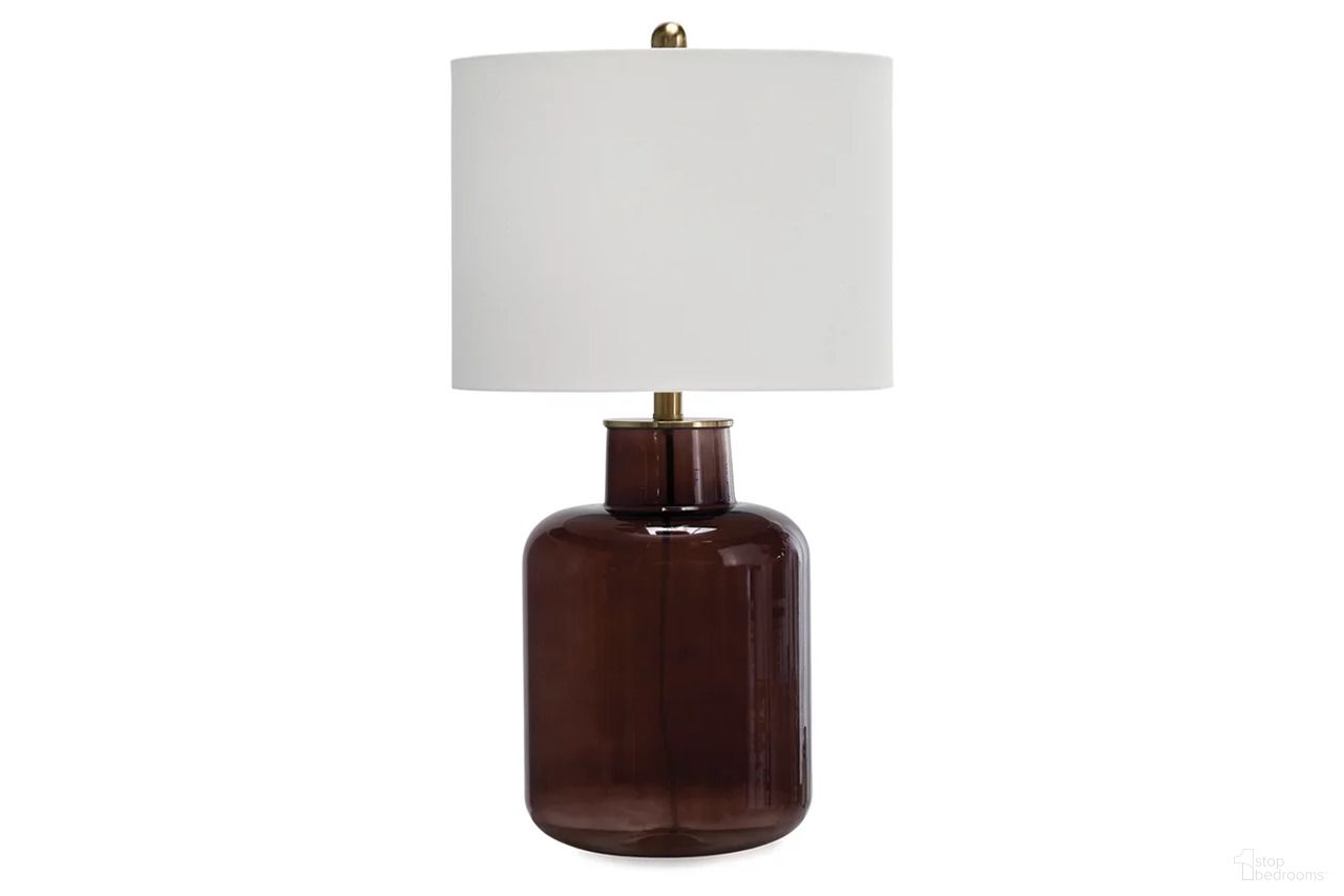 Mette Table Lamp In Brown and Gold