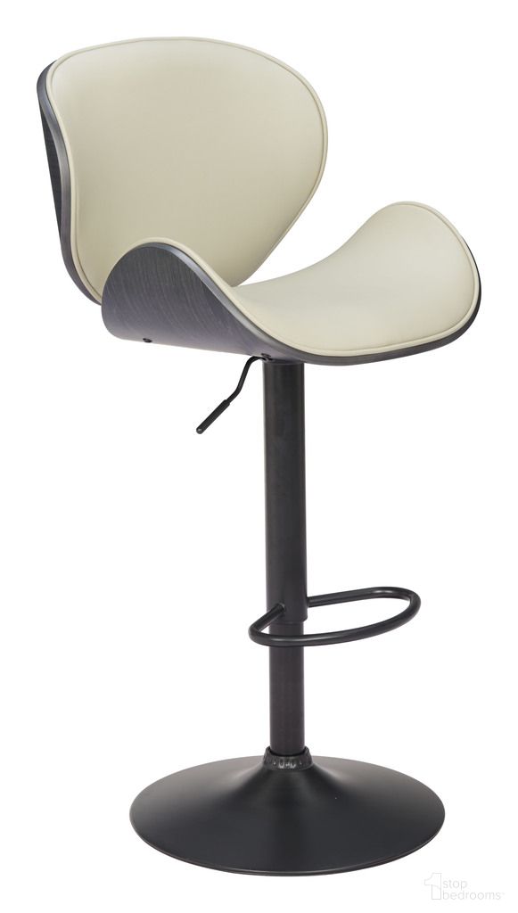 The appearance of Meyane Barstool In Gray designed by Zuo Modern in the modern / contemporary interior design. This gray piece of furniture was selected by 1StopBedrooms from Meyane Collection to add a touch of cosiness and style into your home. Sku: 110569. Material: Polyurethane.