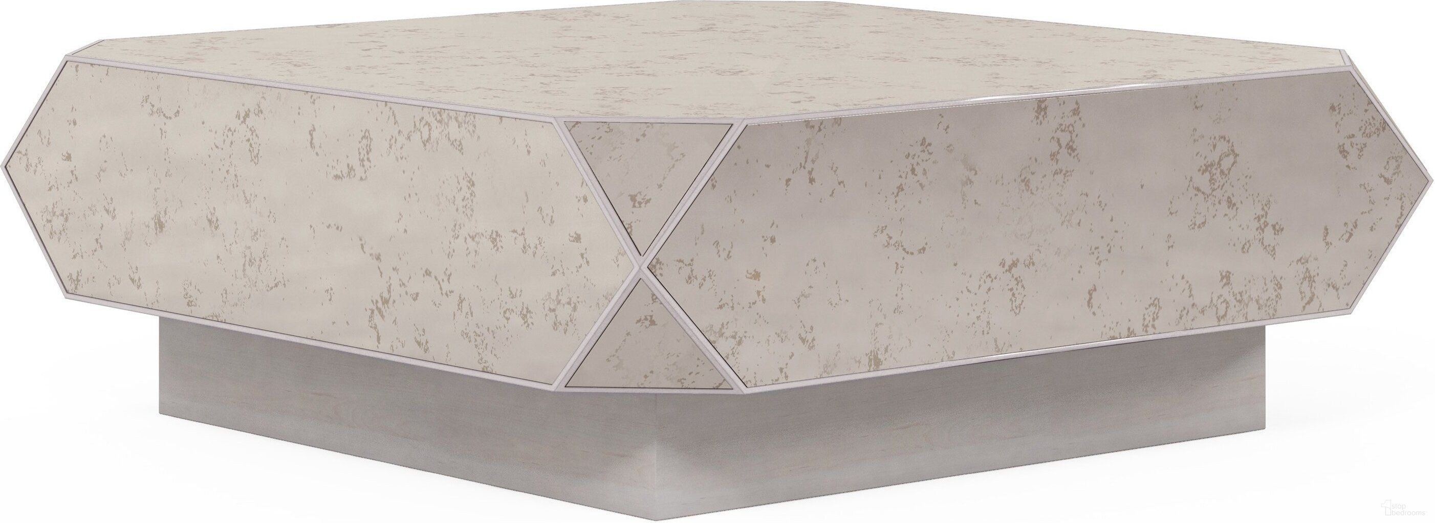 The appearance of Mezzanine Square Cocktail Table In Light Gray designed by A.R.T. in the transitional interior design. This light gray piece of furniture was selected by 1StopBedrooms from Mezzanine Collection to add a touch of cosiness and style into your home. Sku: 325341-2249. Material: Poplar.