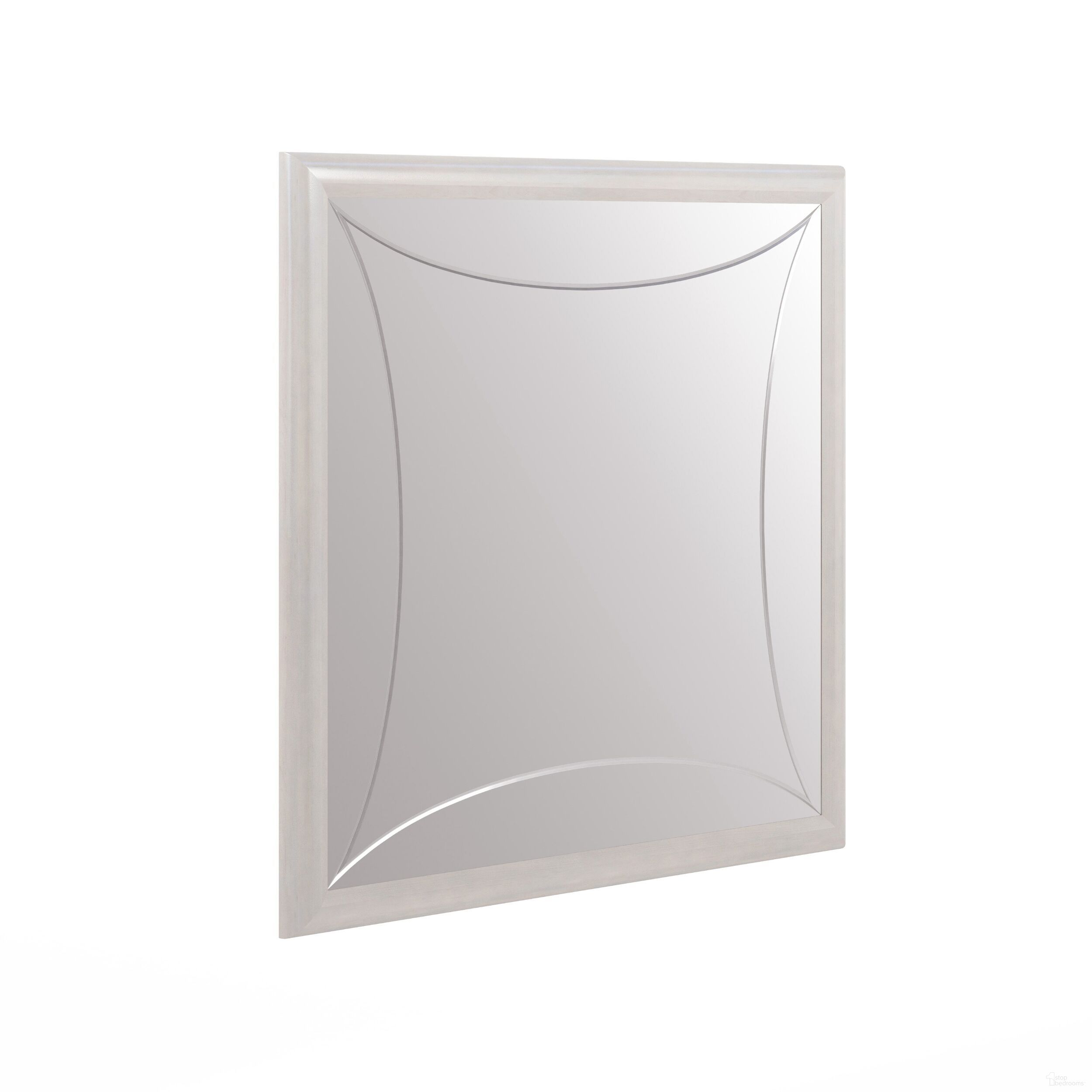 The appearance of Mezzanine Square Mirror In Light Gray designed by A.R.T. in the transitional interior design. This light gray piece of furniture was selected by 1StopBedrooms from Mezzanine Collection to add a touch of cosiness and style into your home. Sku: 325120-2249. Material: Poplar.