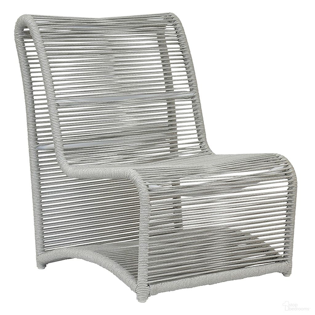 The appearance of Miami Armless Club Chair in Echo Ash designed by Sunset West in the modern / contemporary interior design. This echo ash piece of furniture was selected by 1StopBedrooms from Miami Collection to add a touch of cosiness and style into your home. Sku: SW4402-21. Material: Olefin Rope.