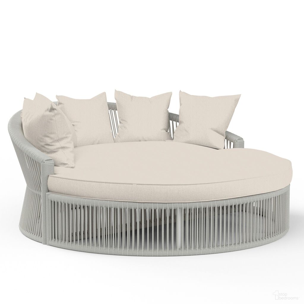 The appearance of Miami Daybed in Echo Ash designed by Sunset West in the modern / contemporary interior design. This echo ash piece of furniture  was selected by 1StopBedrooms from Miami Collection to add a touch of cosiness and style into your home. Sku: SW4401-99OT-AS-STKIT. Material: Olefin Rope.