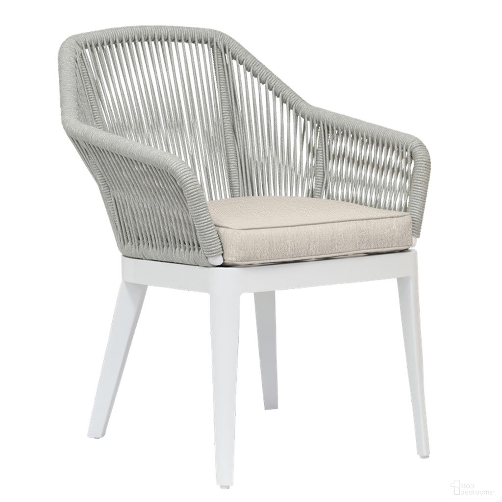 The appearance of Miami Dining Chair in Echo Ash designed by Sunset West in the modern / contemporary interior design. This echo ash piece of furniture was selected by 1StopBedrooms from Miami Collection to add a touch of cosiness and style into your home. Sku: SW4401-1-EASH-STKIT. Material: Olefin Rope.