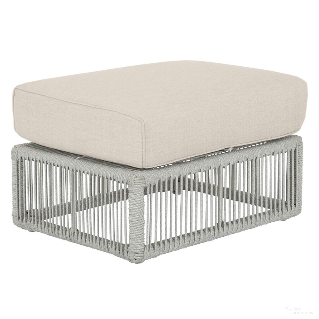 The appearance of Miami Ottoman in Echo Ash designed by Sunset West in the modern / contemporary interior design. This echo ash piece of furniture  was selected by 1StopBedrooms from Miami Collection to add a touch of cosiness and style into your home. Sku: SW4401-OTT-ASH-STKIT. Material: Olefin Rope.