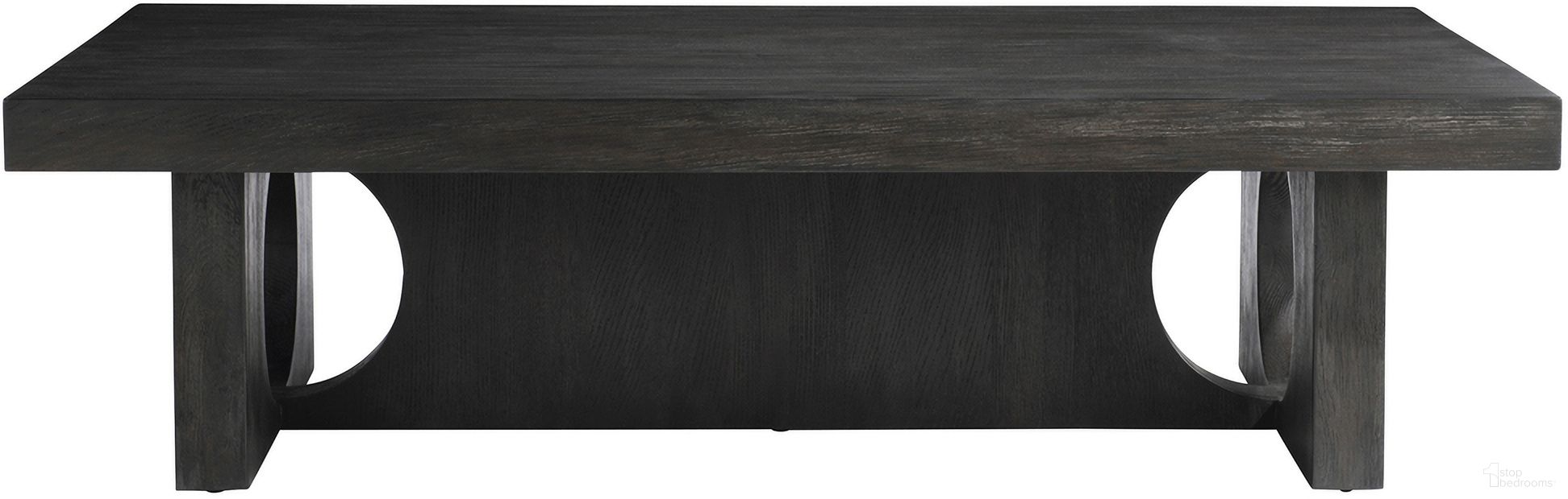The appearance of Micah Cocktail Table designed by Bernhardt in the modern / contemporary interior design. This black truffle piece of furniture was selected by 1StopBedrooms from Micah Collection to add a touch of cosiness and style into your home. Sku: 557021. Material: Wood.
